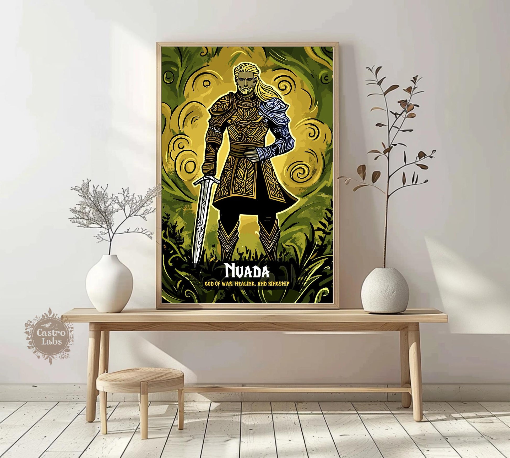 Nuada Poster, Celtic Mythology