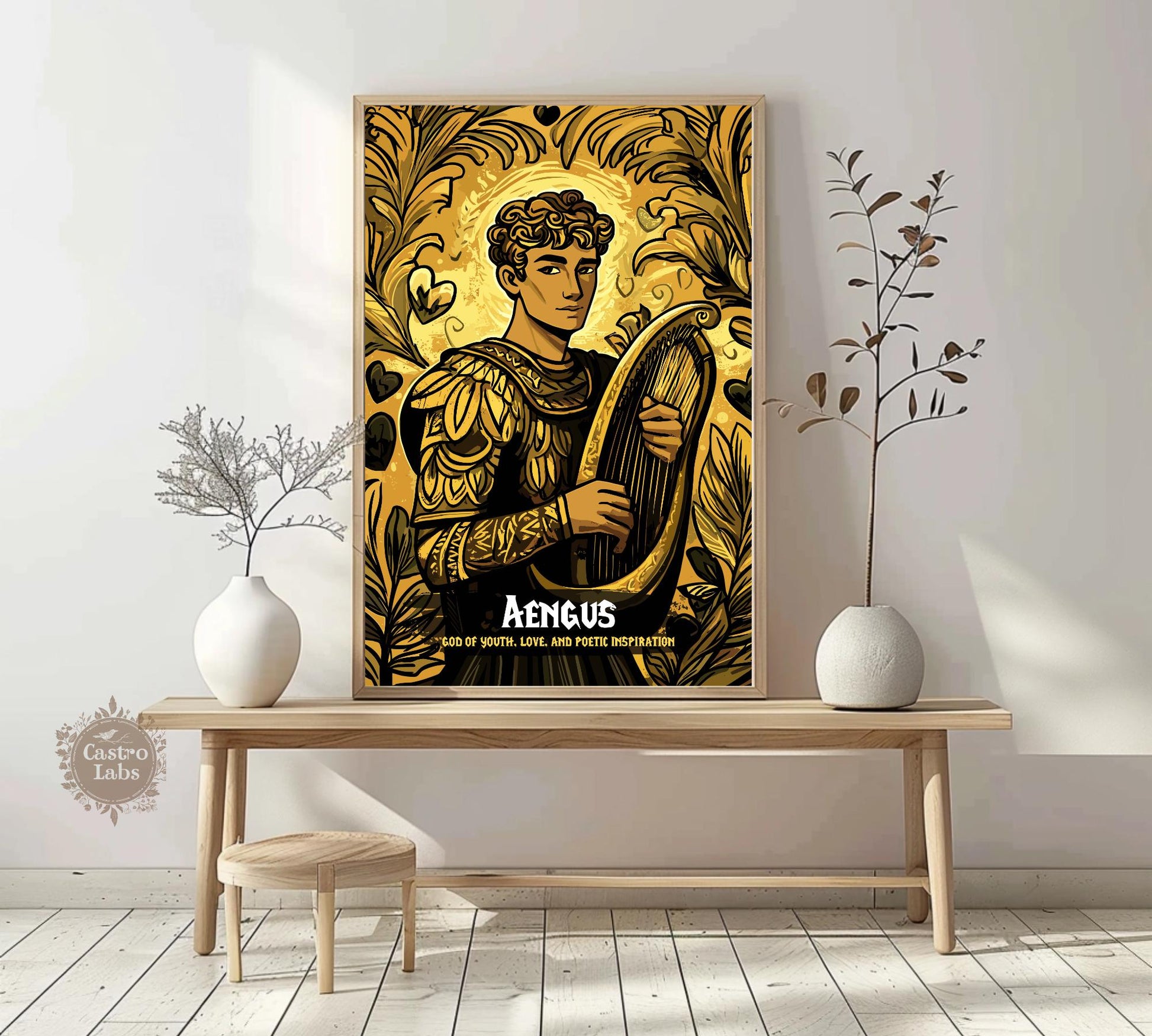 Aengus Poster, Celtic Mythology