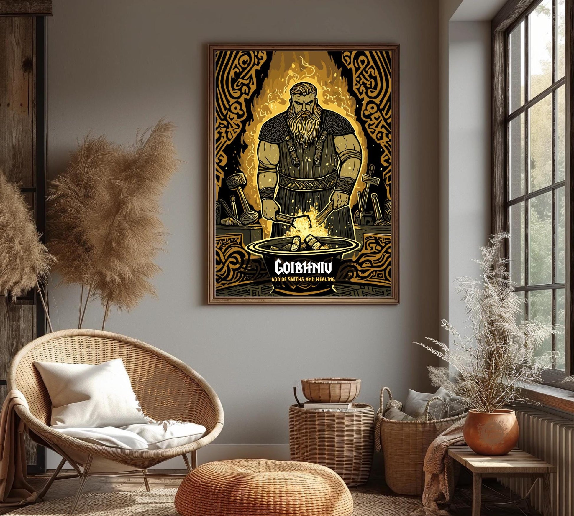 Goibhniu Poster, Celtic Mythology