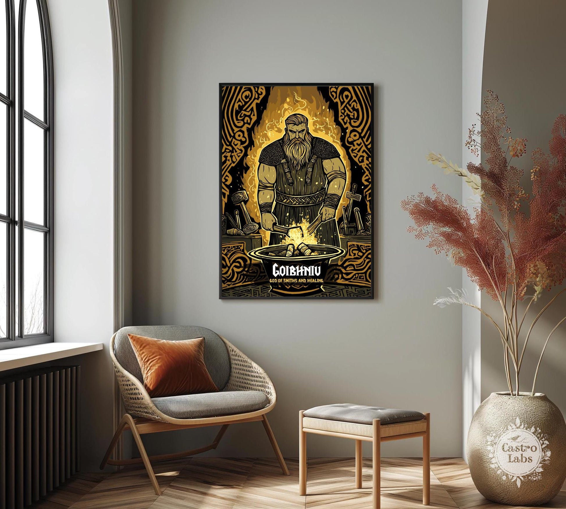 Goibhniu Poster, Celtic Mythology