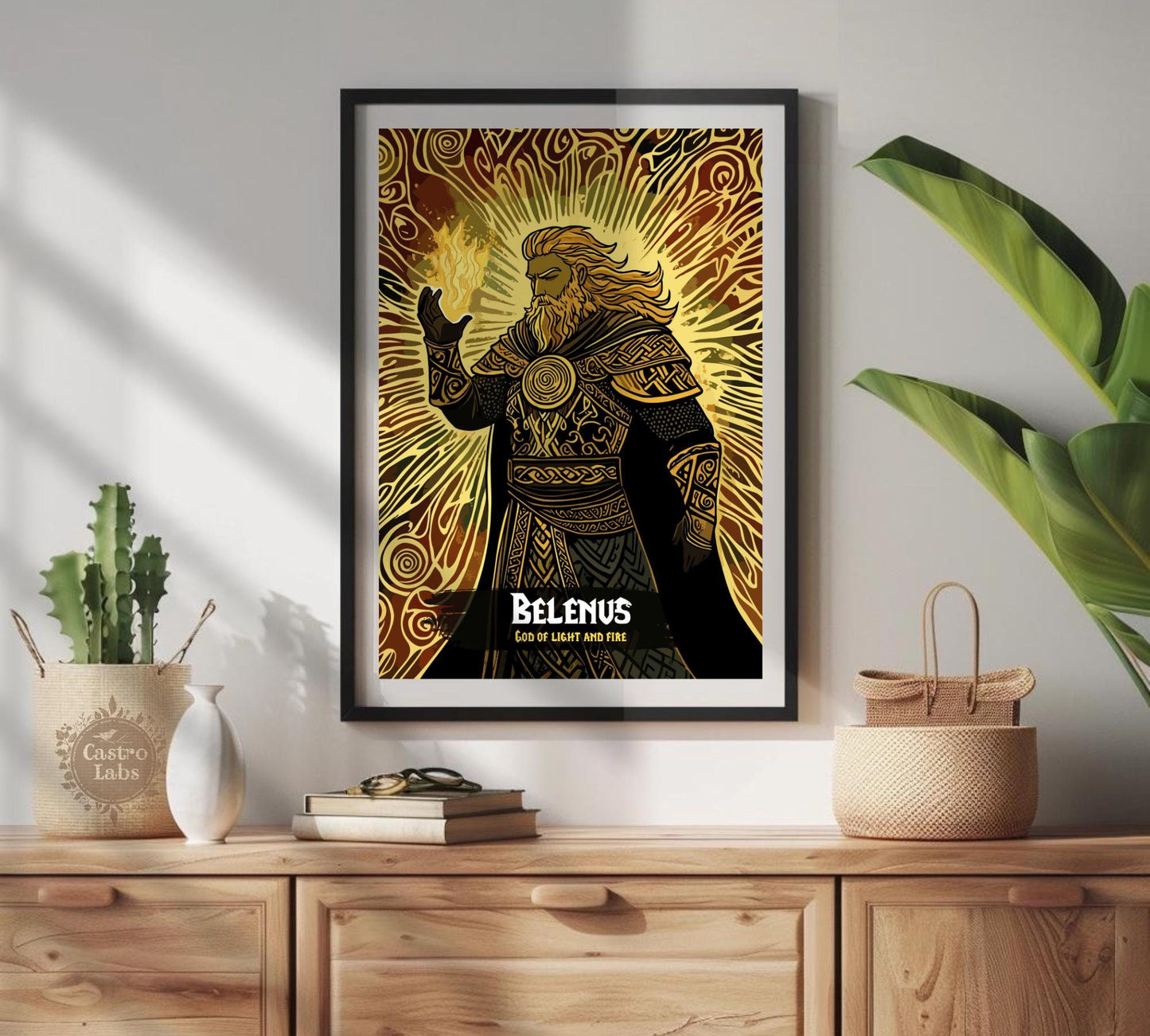 Belenus Poster, Celtic Mythology