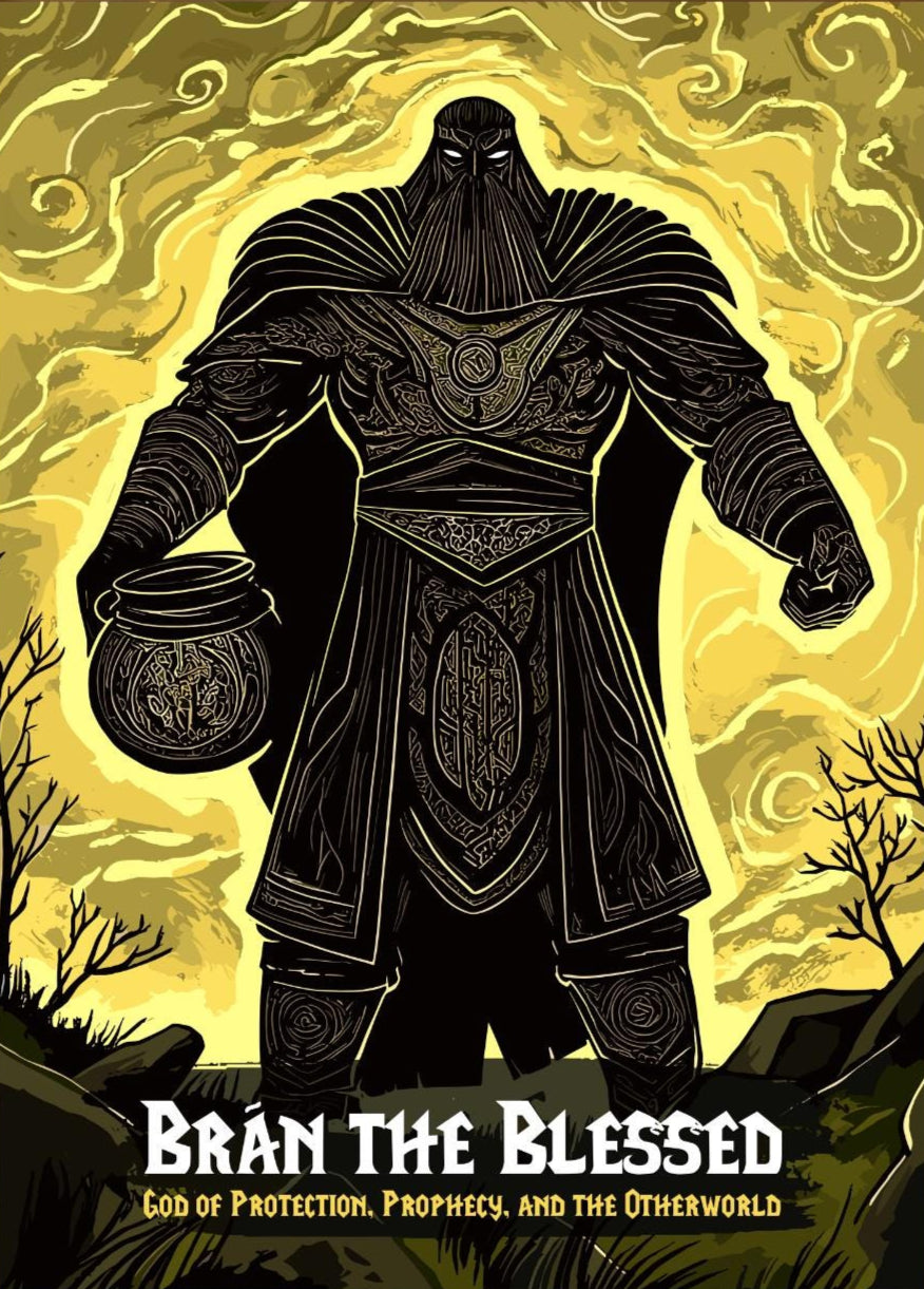 Bran the Blessed Poster, Celtic Mythology