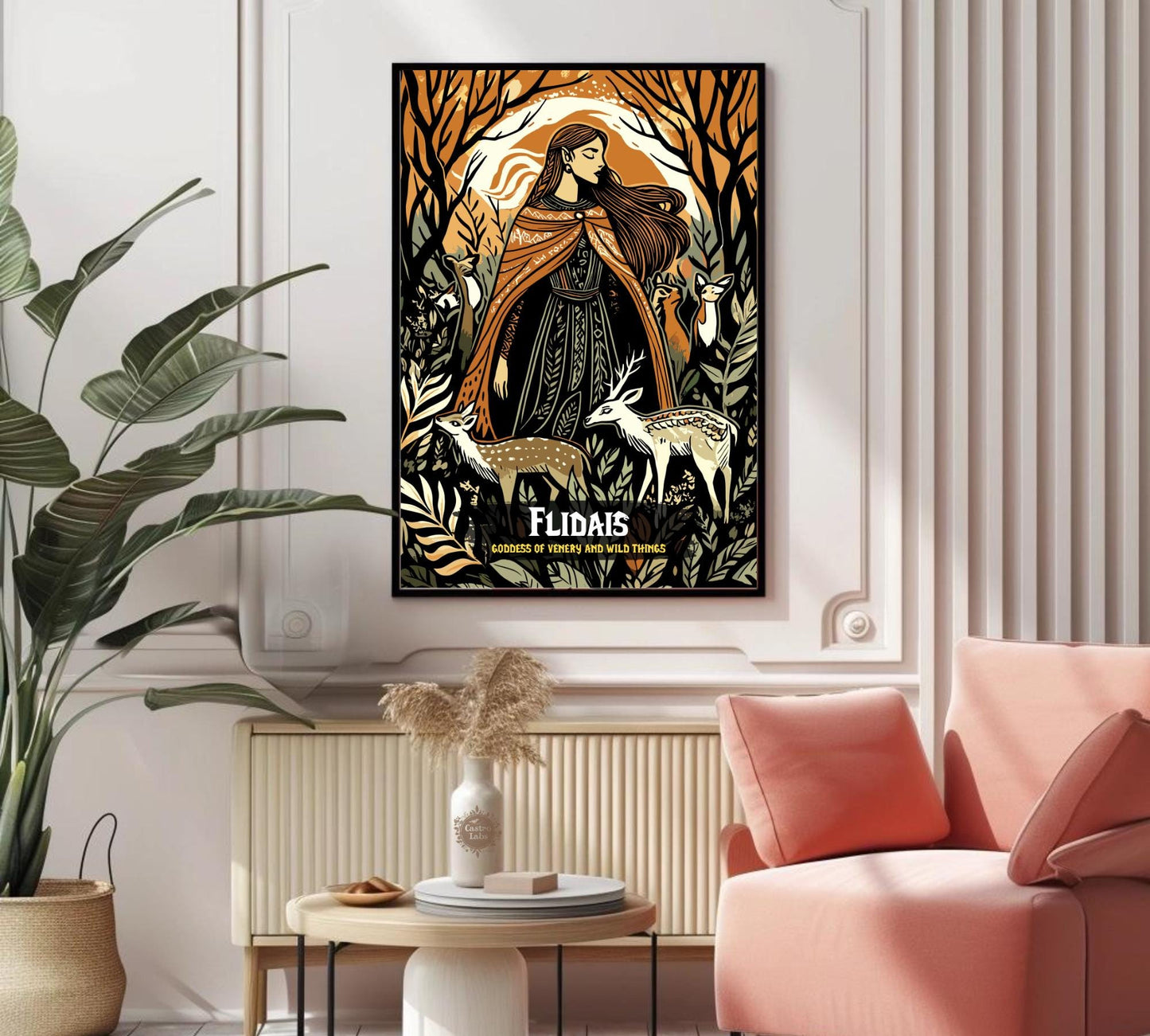 Flidais Poster, Celtic Mythology