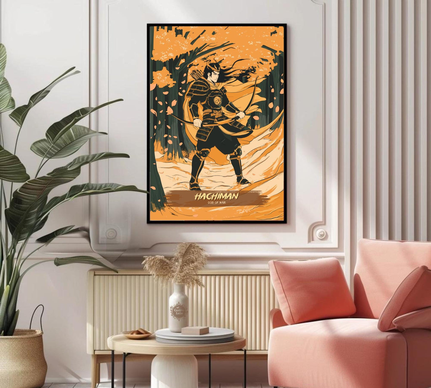 Hachiman Poster, Japanese Mythology