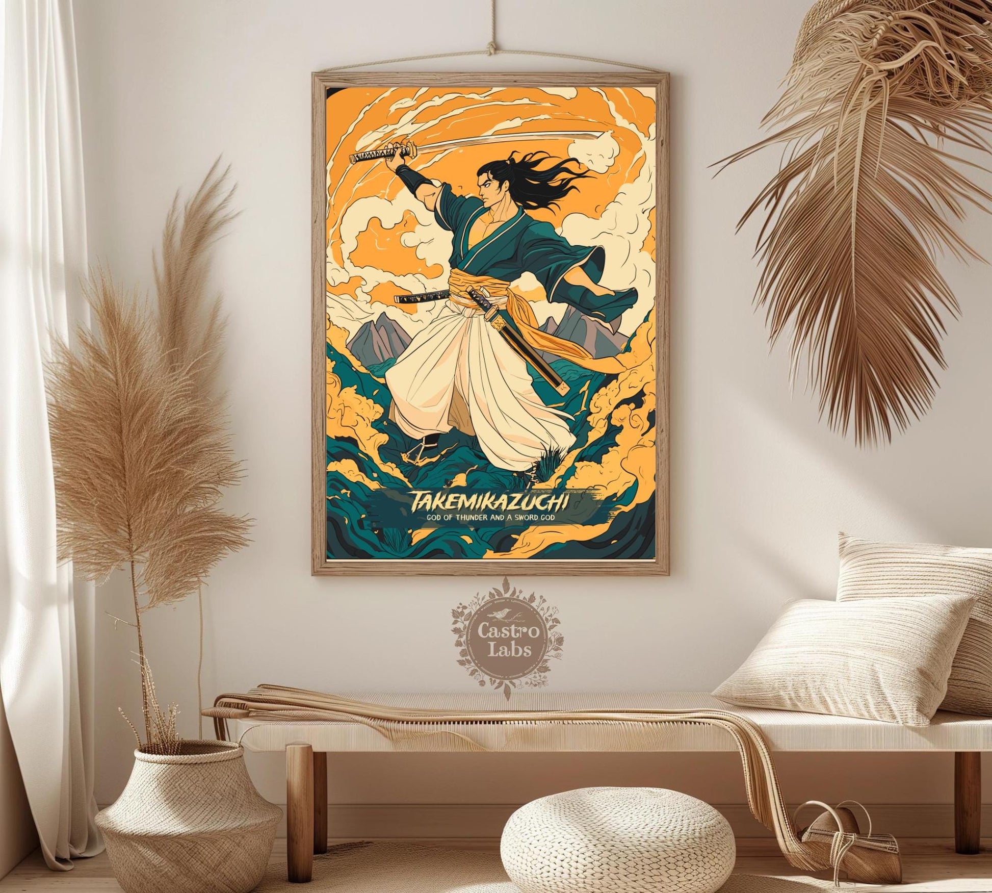 Takemikazuchi Poster, Japanese Mythology