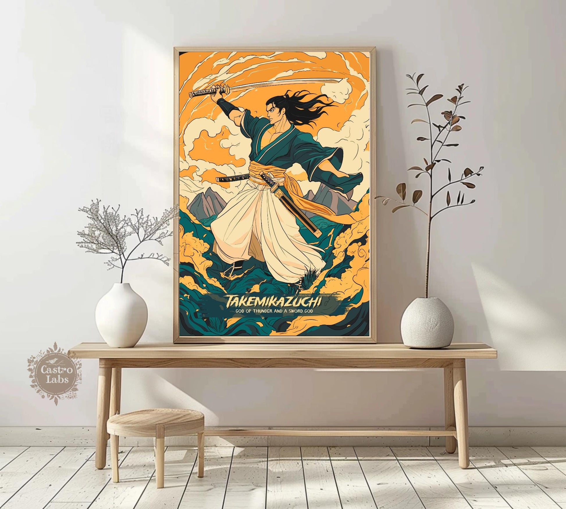 Takemikazuchi Poster, Japanese Mythology