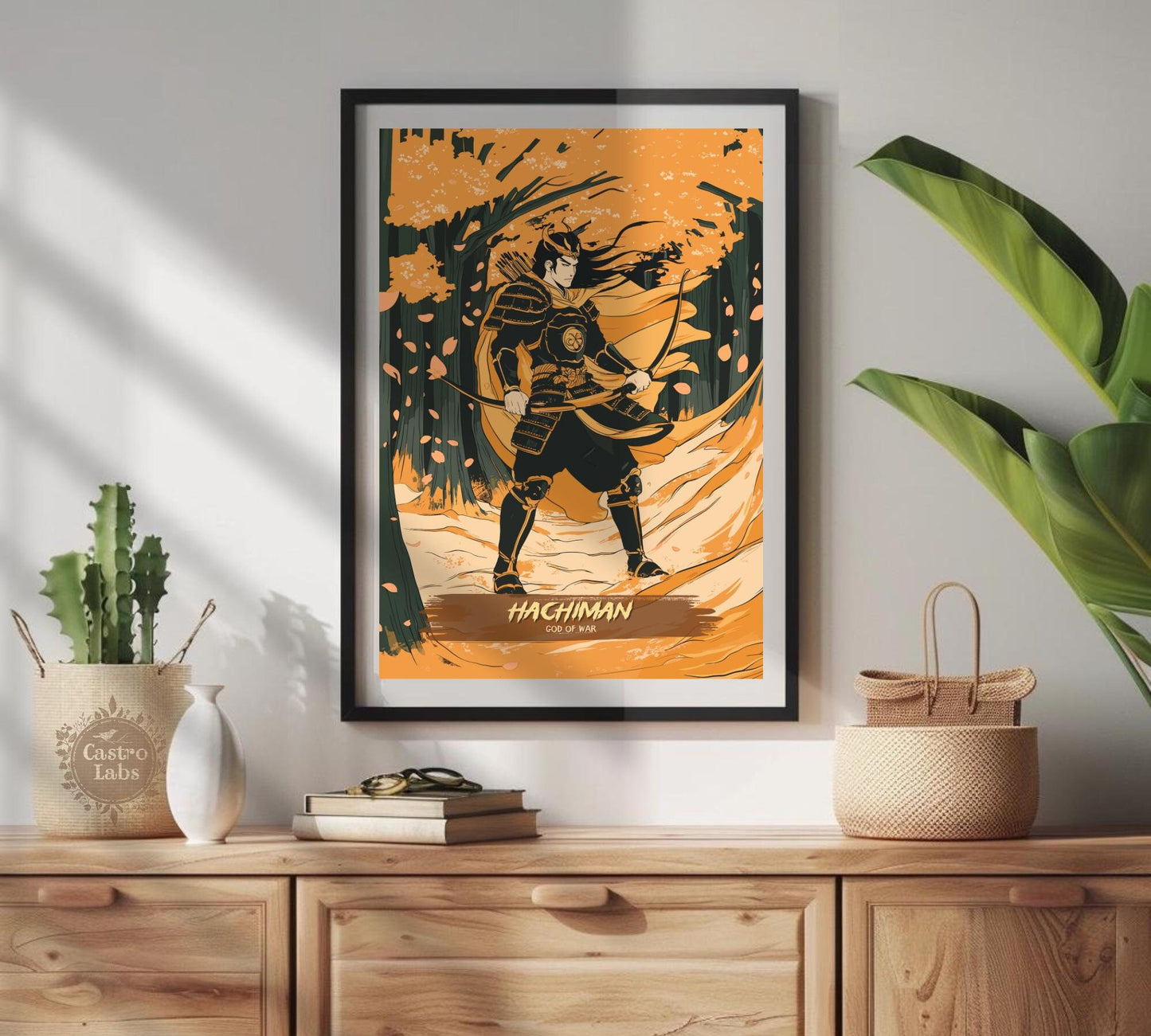 Hachiman Poster, Japanese Mythology