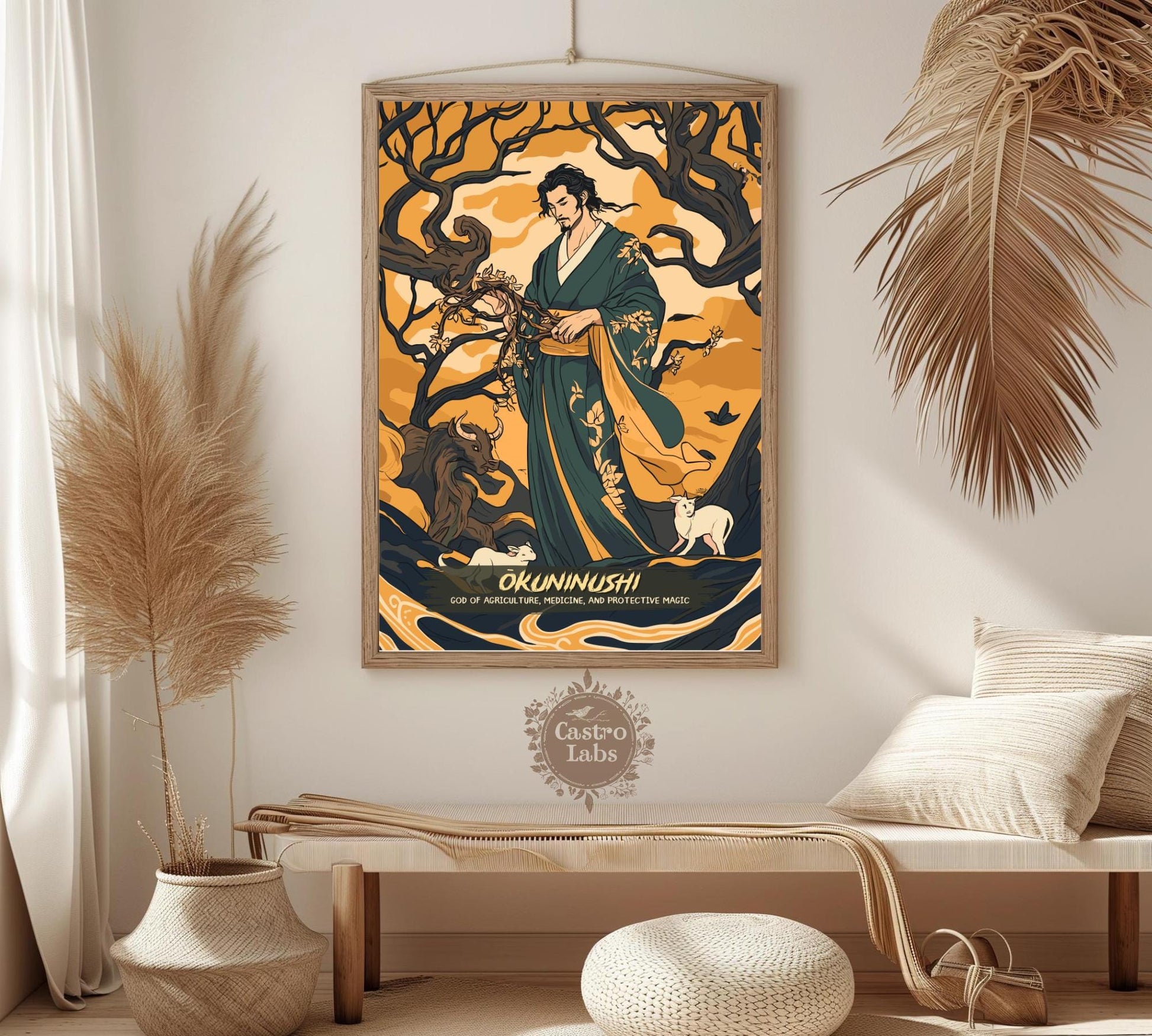 Okuninushi Poster, Japanese Mythology