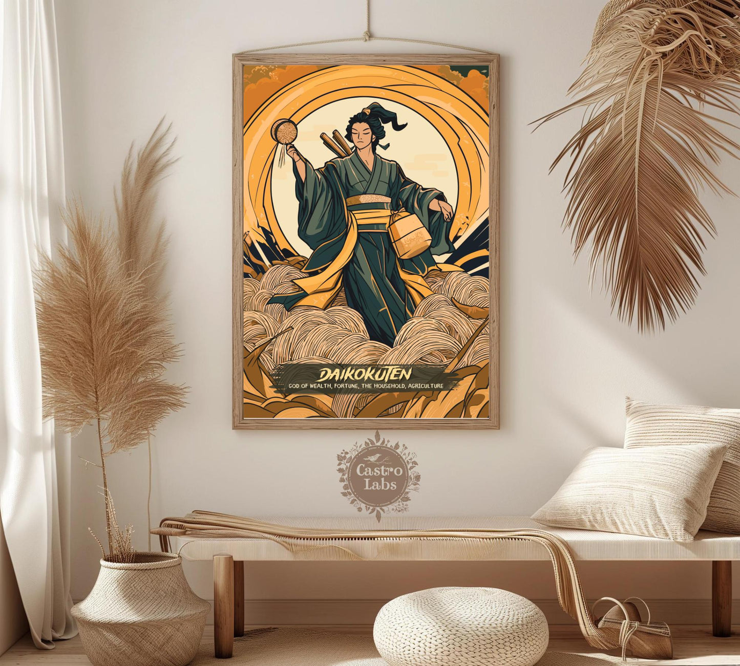 Daikokuten Poster, Japanese Mythology