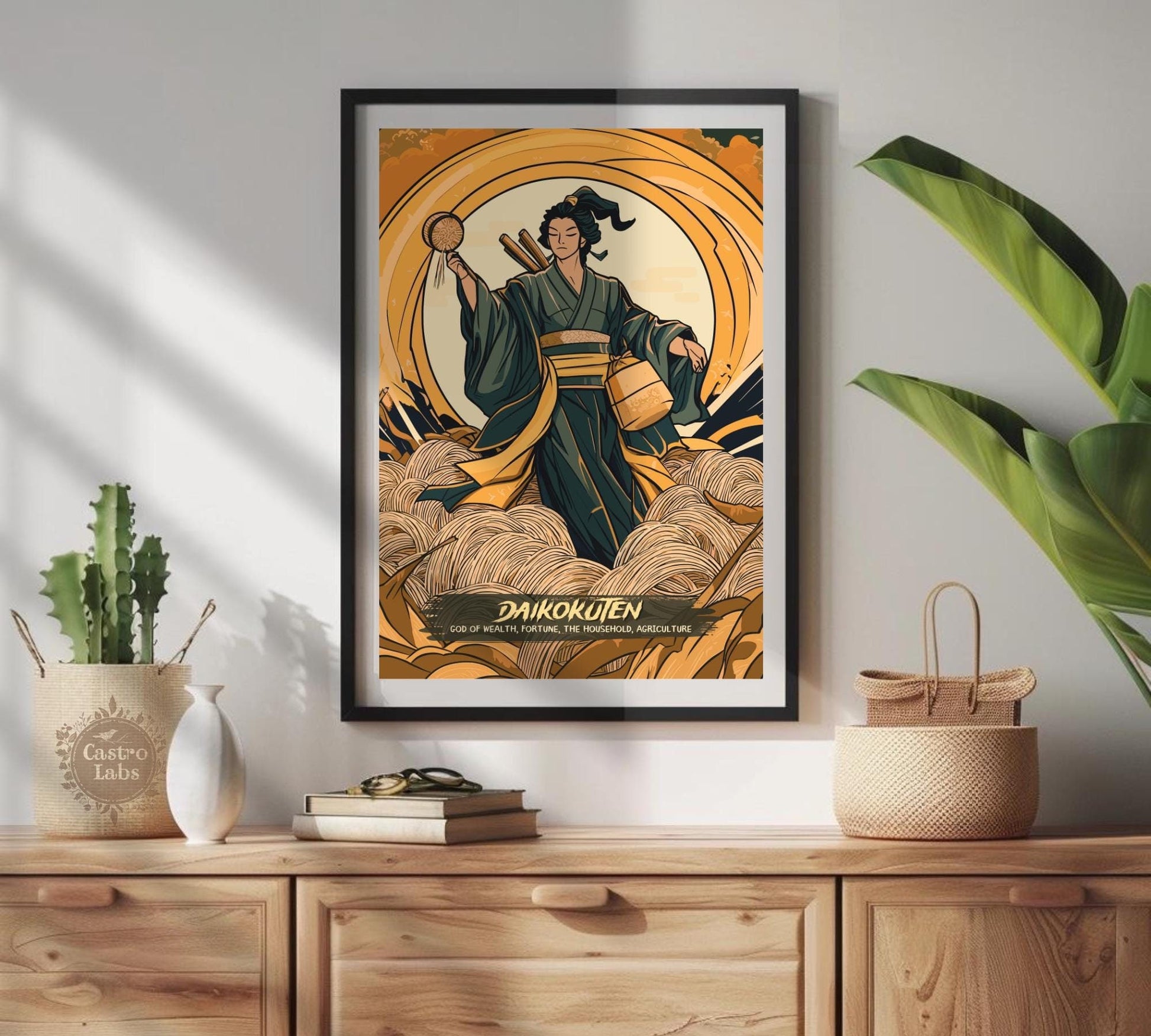 Daikokuten Poster, Japanese Mythology