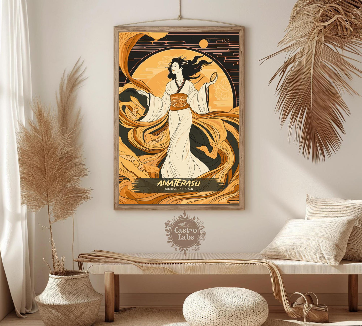 Amaterasu Poster, Japanese Mythology