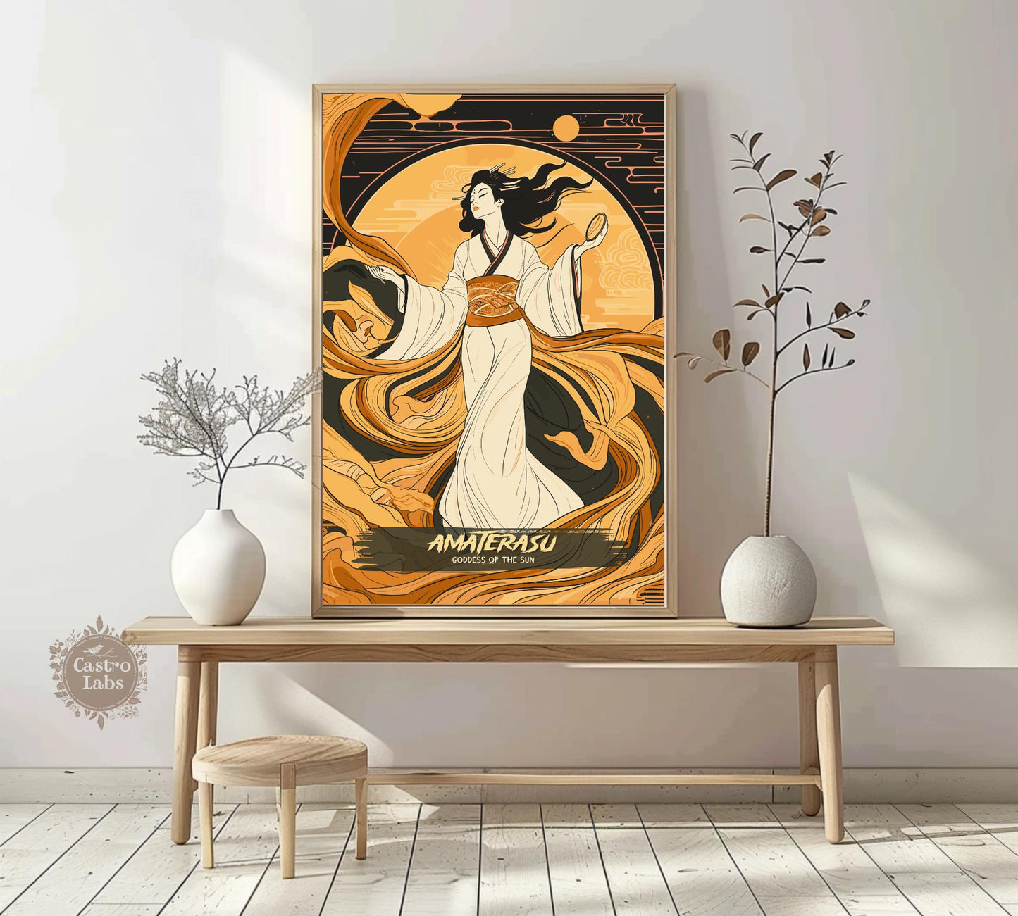 Amaterasu Poster, Japanese Mythology