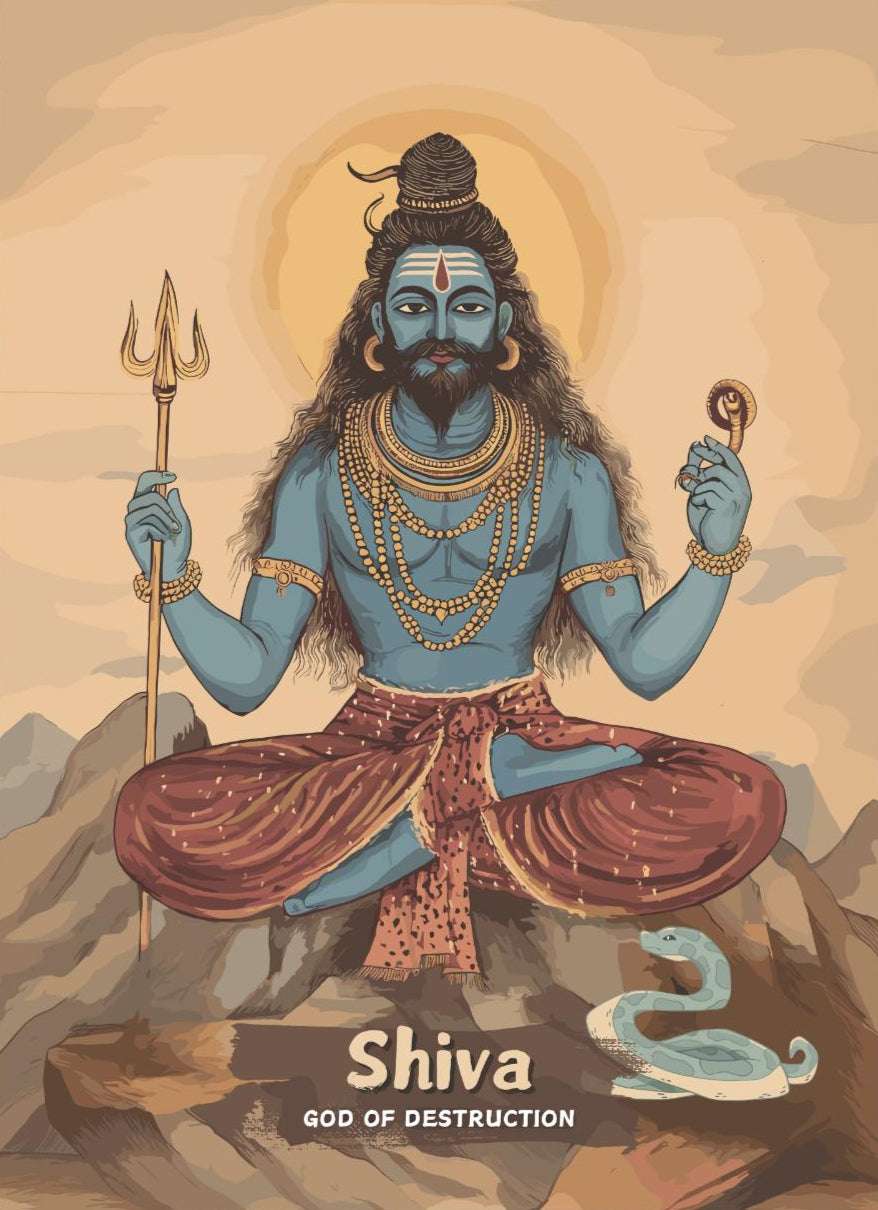 Shiva Print - Hindu Mythology Poster