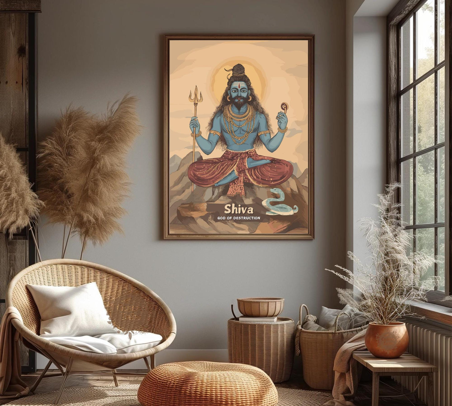 Shiva Print - Hindu Mythology Poster