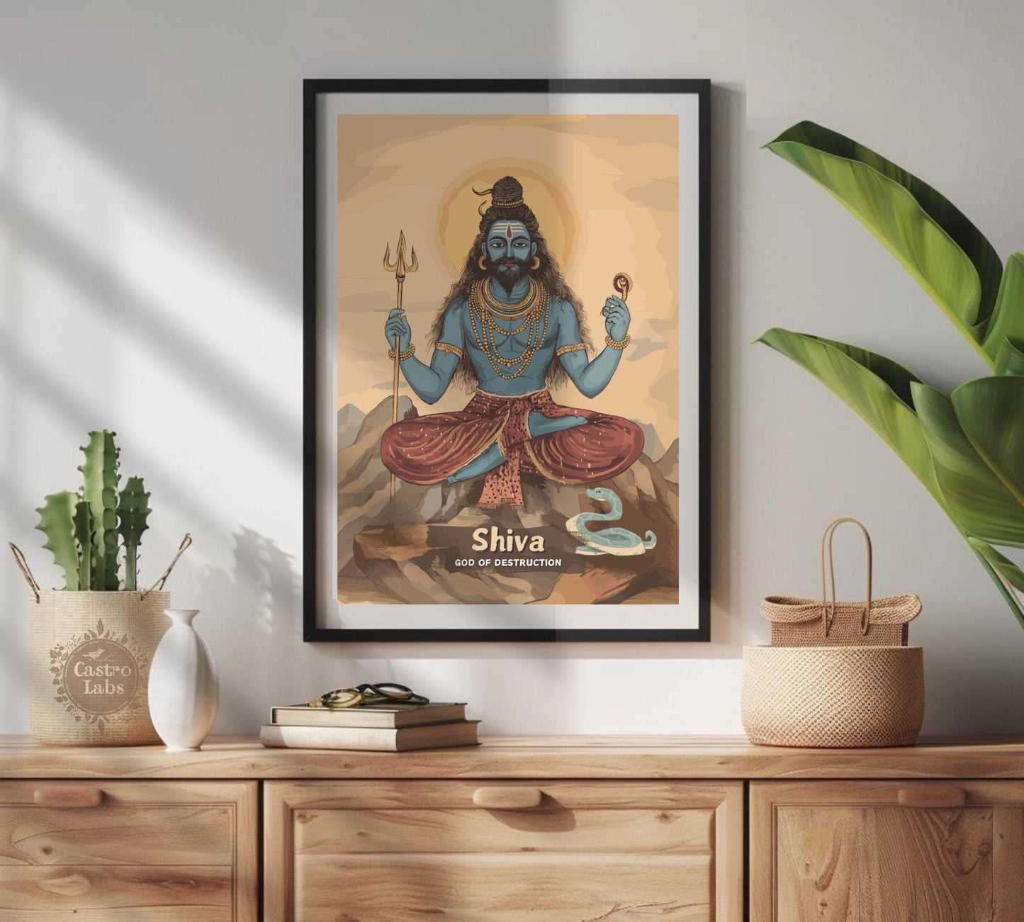 Shiva Print - Hindu Mythology Poster