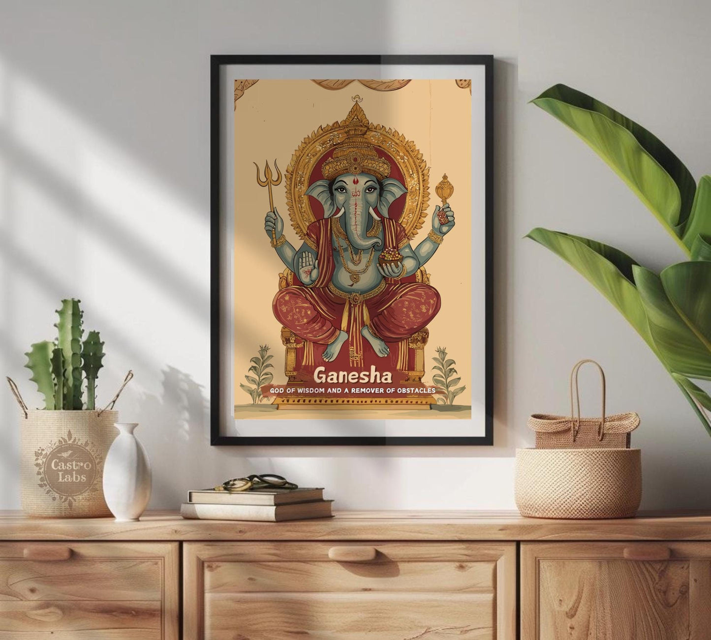 Ganesha Print - Hindu Mythology Poster