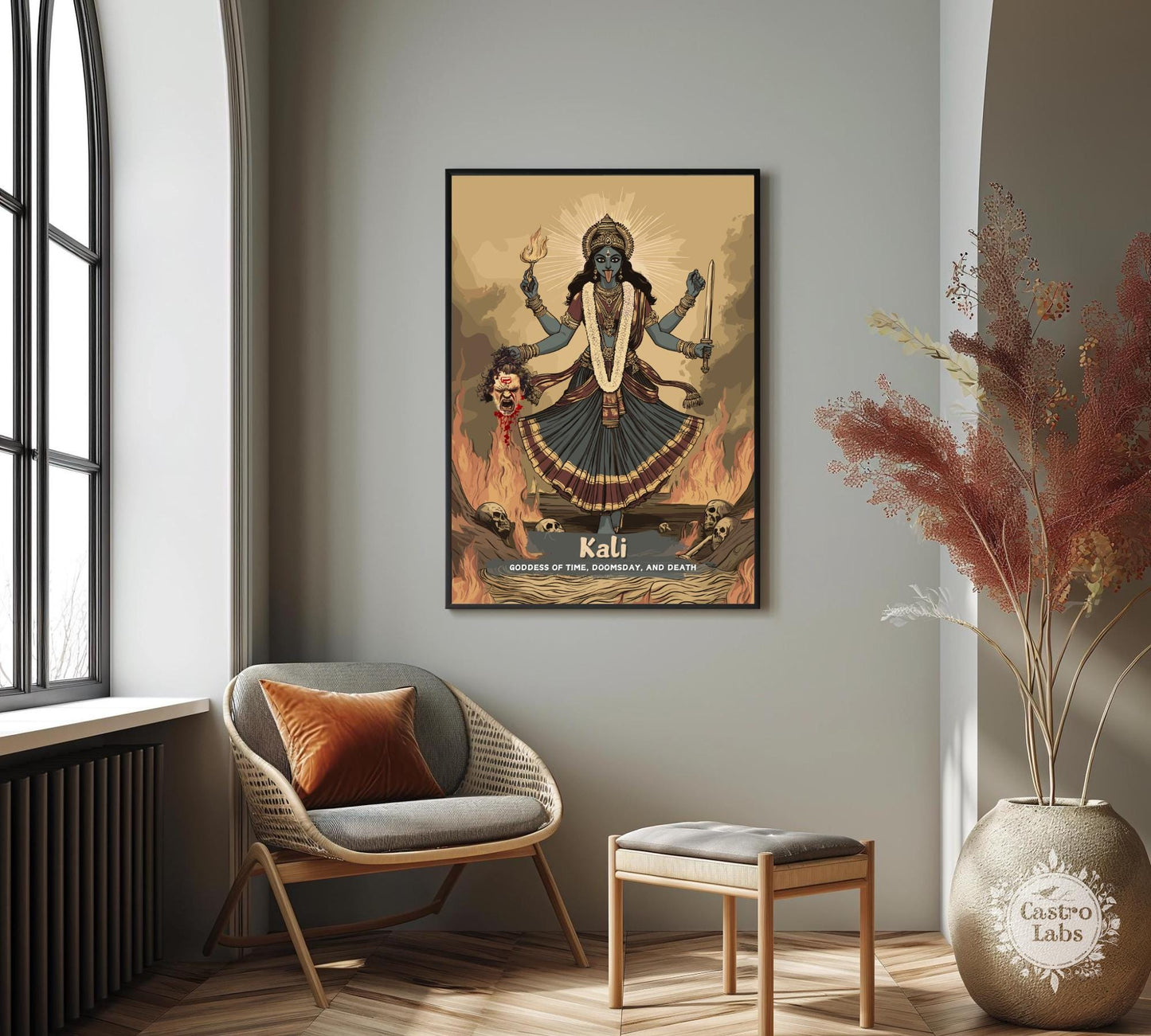 Kali Print - Hindu Mythology Poster