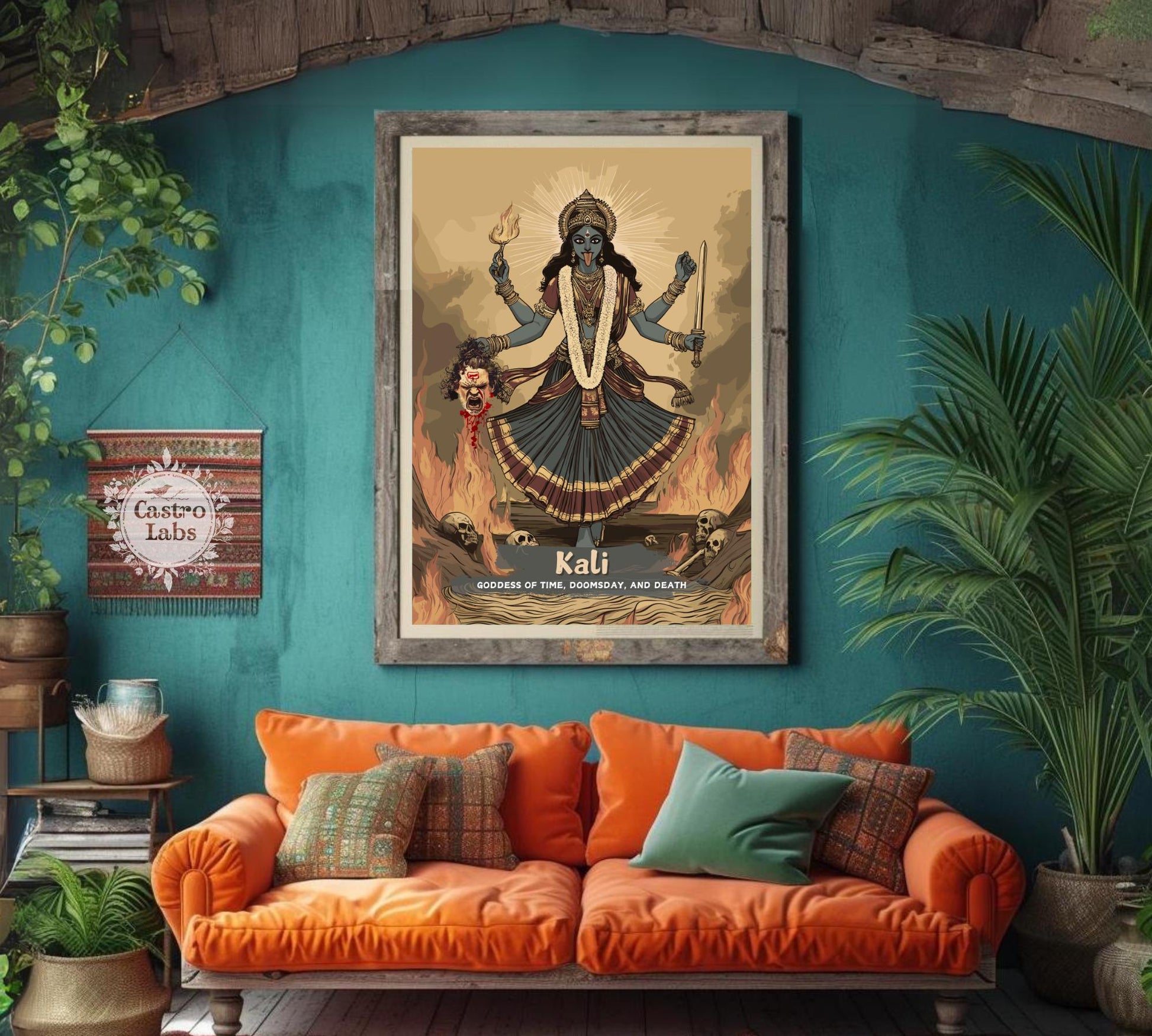 Kali Print - Hindu Mythology Poster