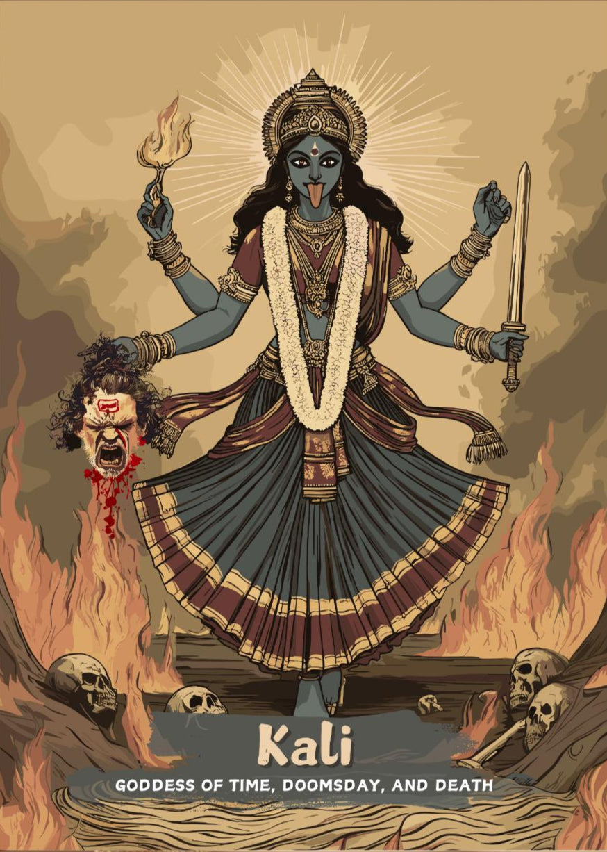 Kali Print - Hindu Mythology Poster