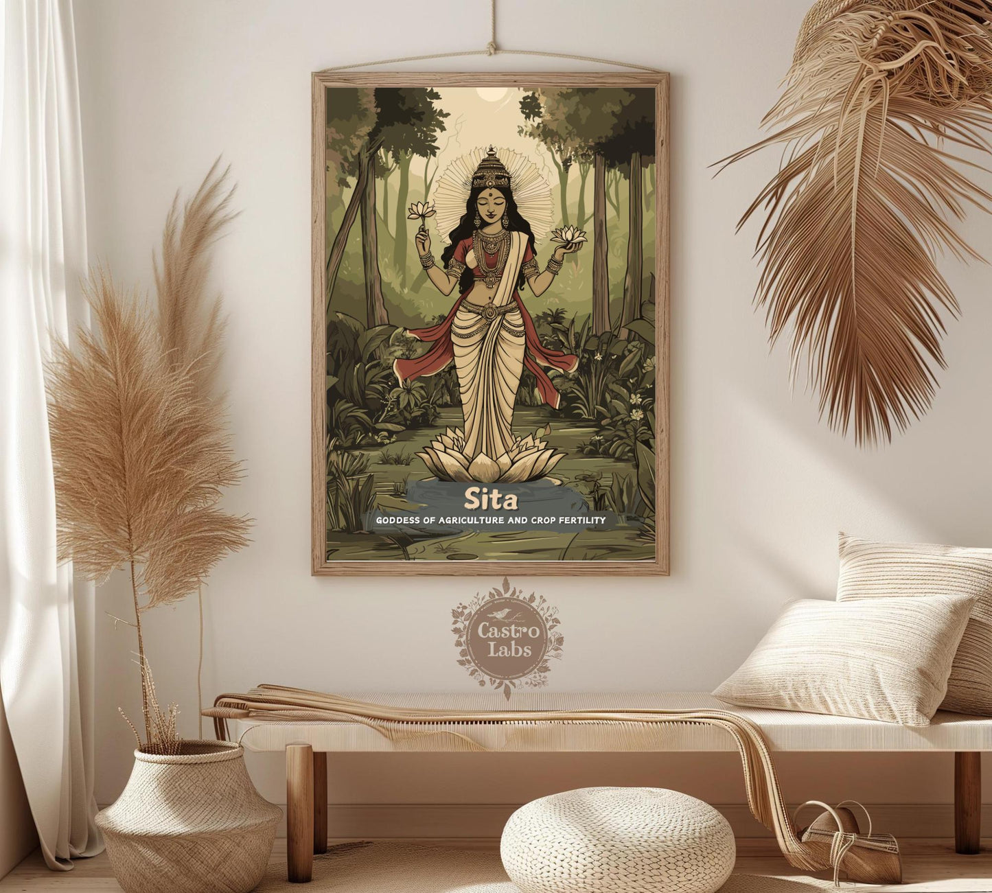 Sita Print - Hindu Mythology Poster