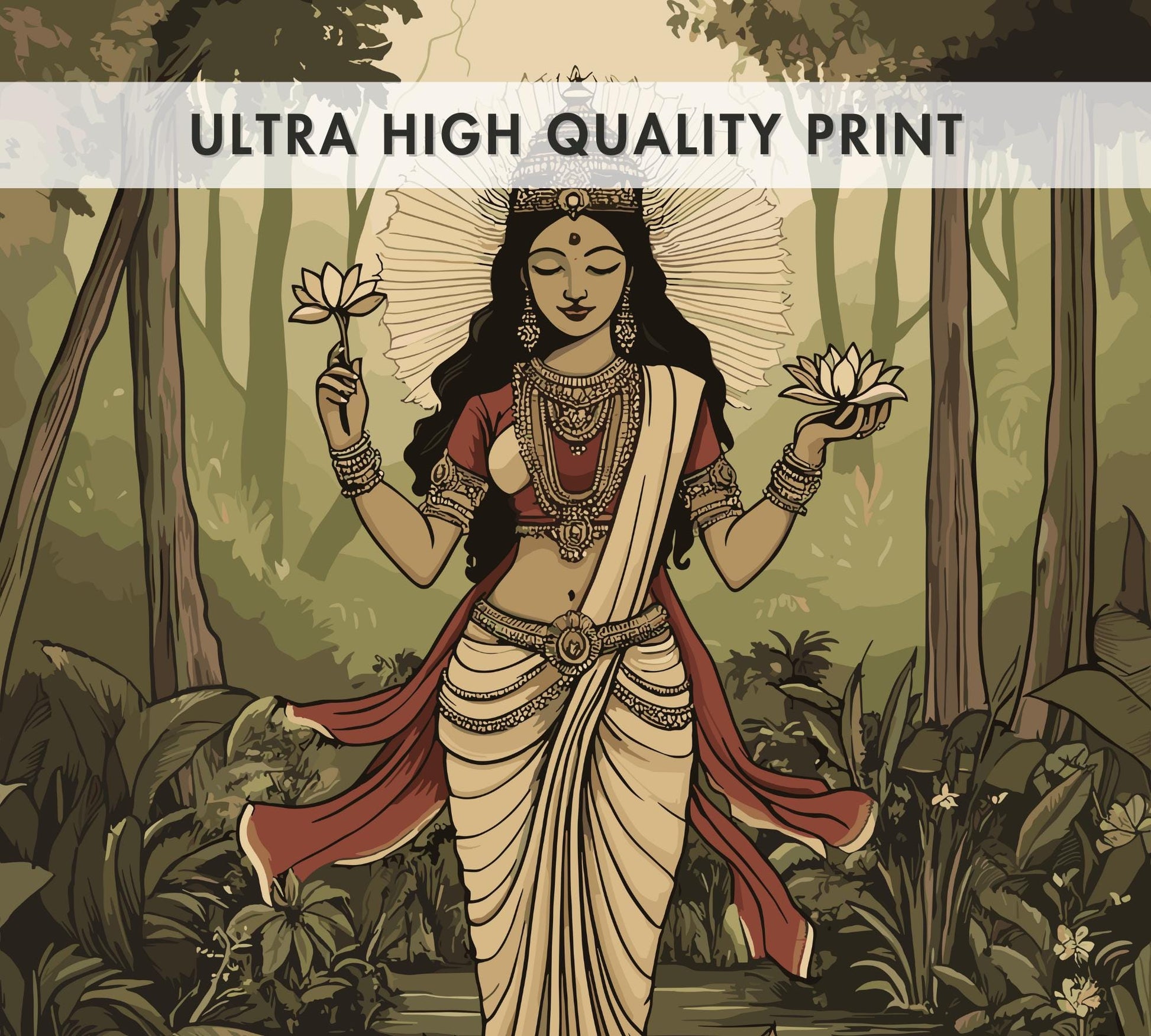 Sita Print - Hindu Mythology Poster