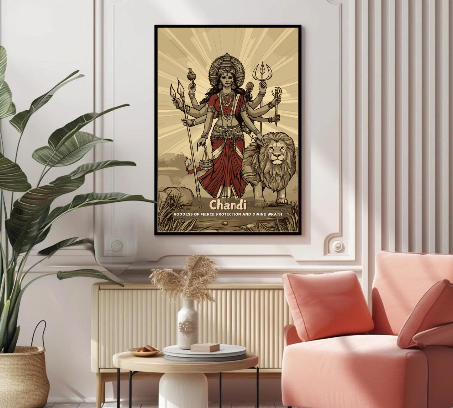 Chandi Print - Hindu Mythology Poster