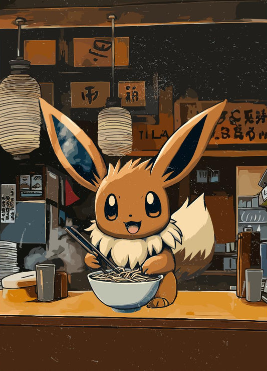 Eevee Ramen Series Poster