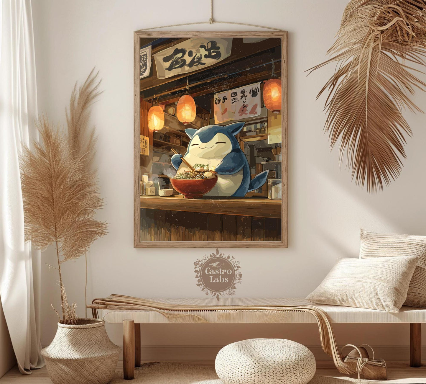 Snorlax Ramen Series Poster