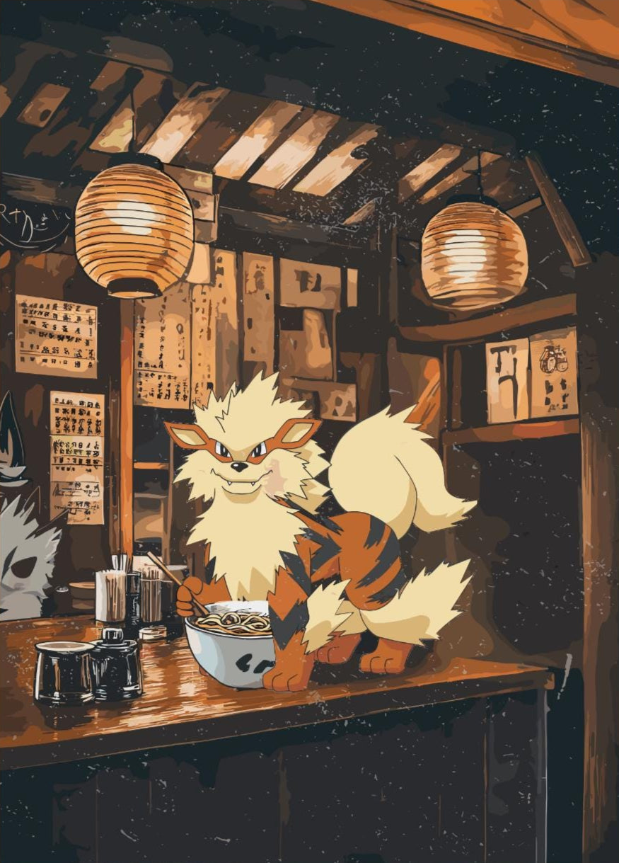 Arcanine Ramen Series Poster