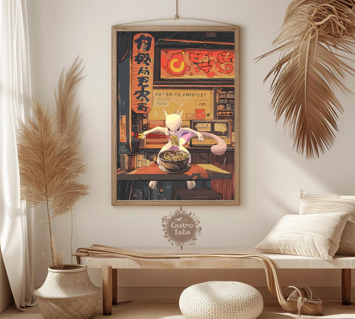 Mewtwo Ramen Series Poster