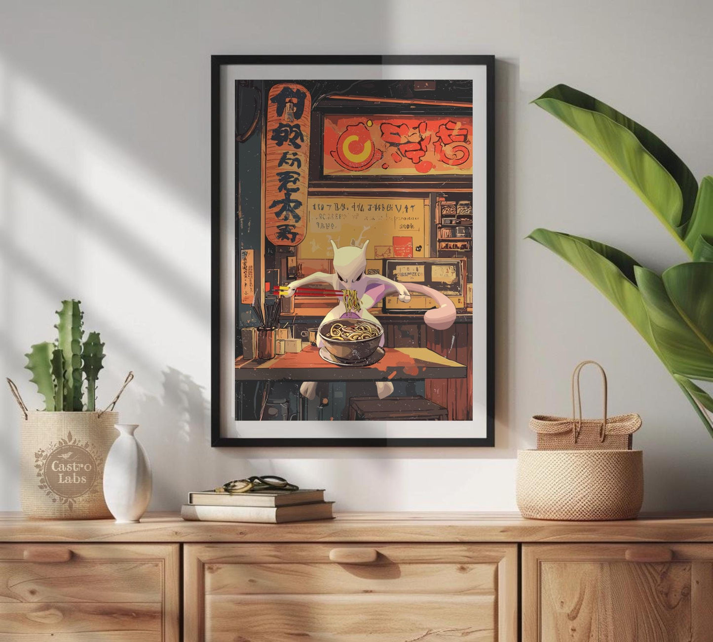 Mewtwo Ramen Series Poster