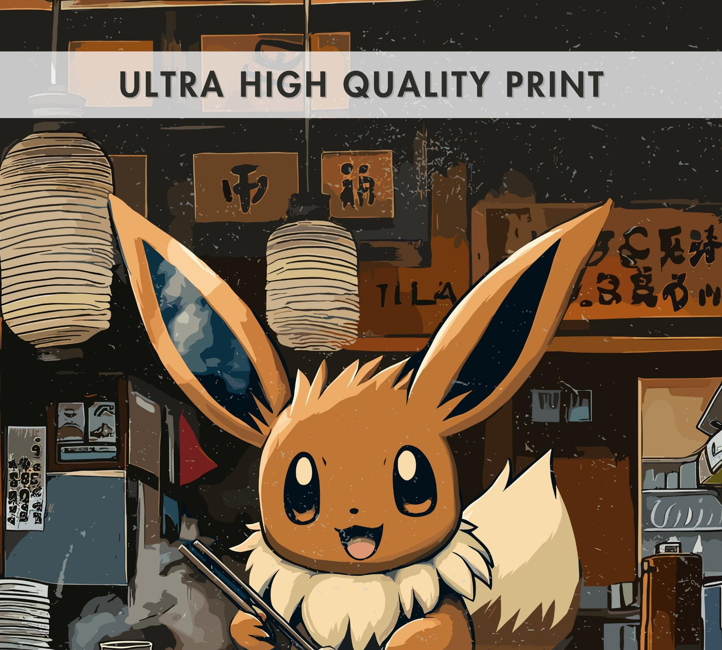 Eevee Ramen Series Poster