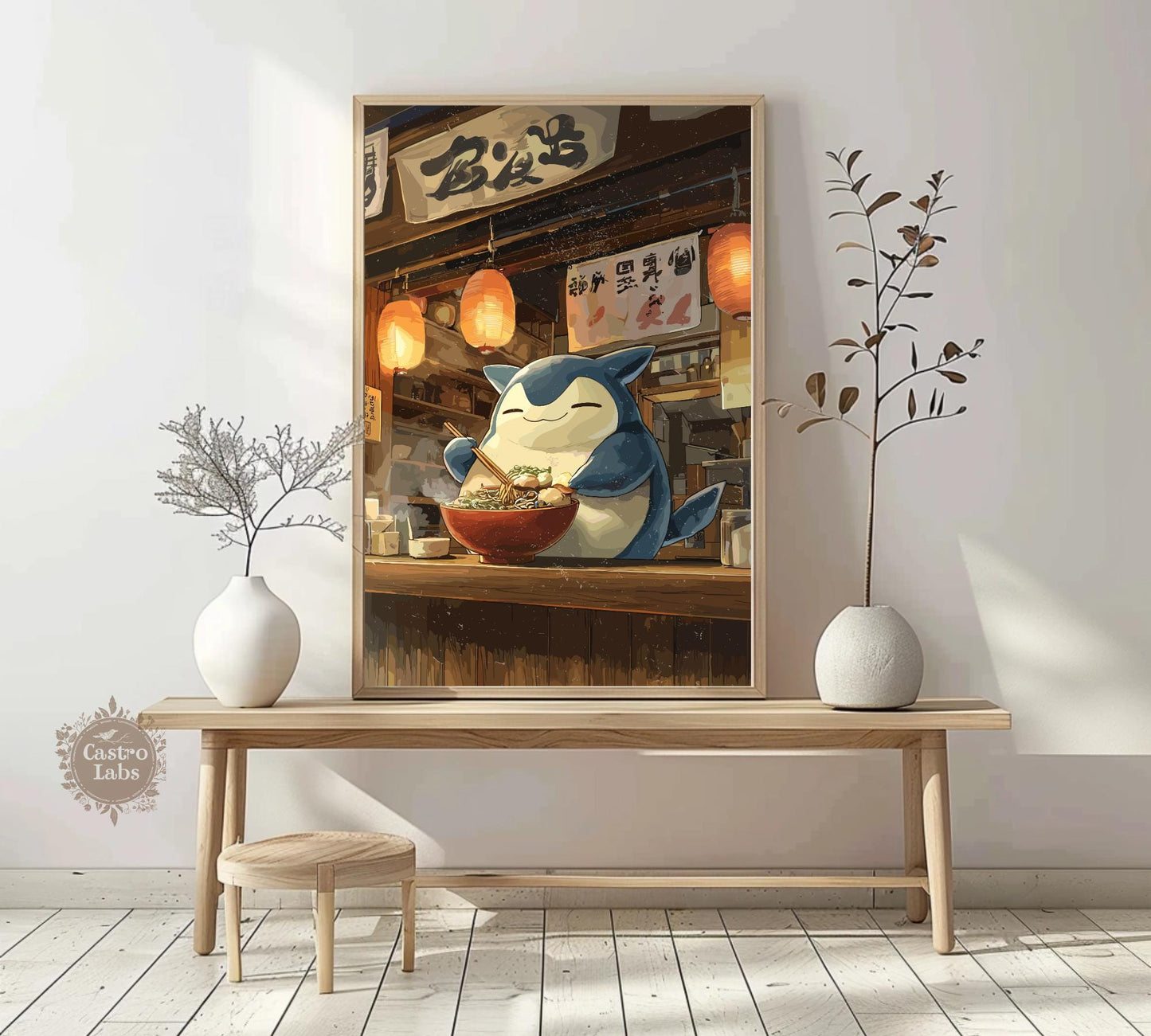 Snorlax Ramen Series Poster