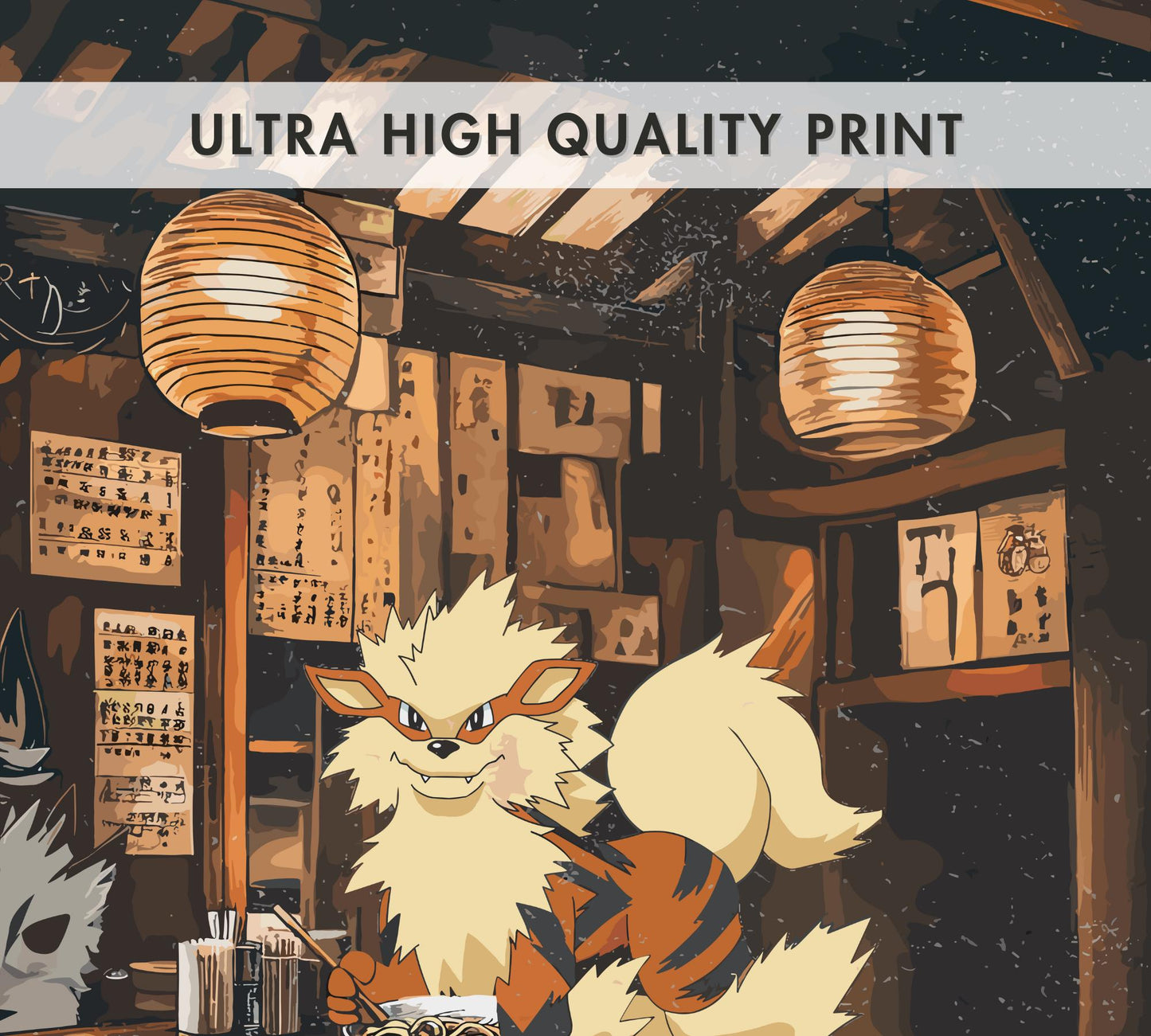 Arcanine Ramen Series Poster