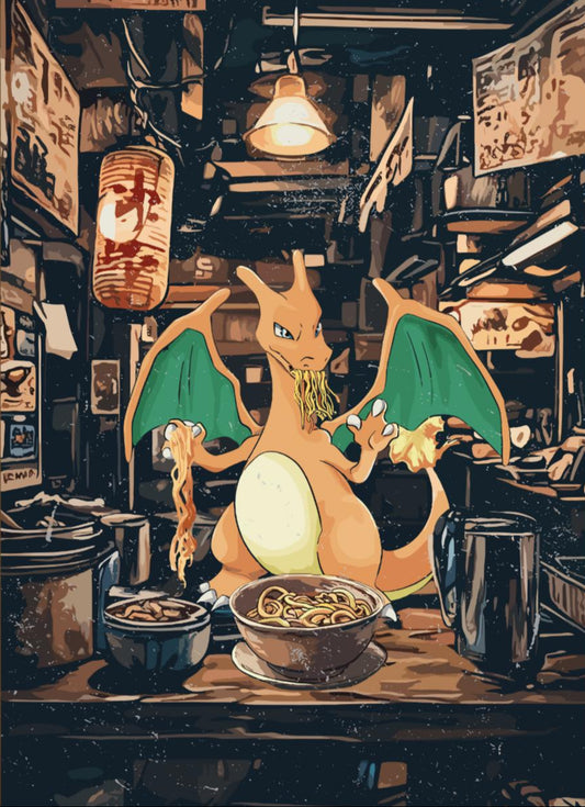 Charizard Ramen Series Poster