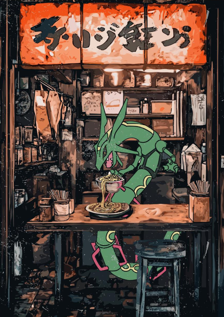 Rayquaza Ramen Series Poster