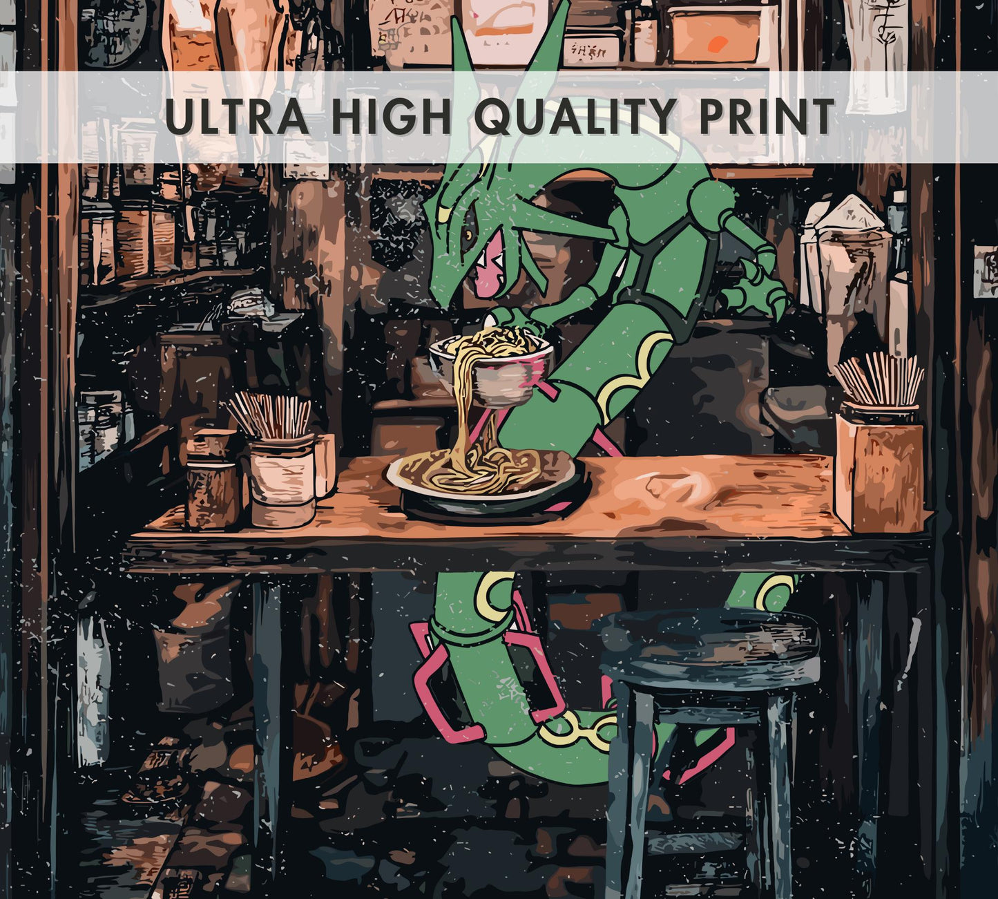 Rayquaza Ramen Series Poster