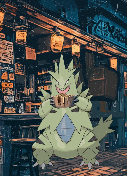 Tyranitar Ramen Series Poster