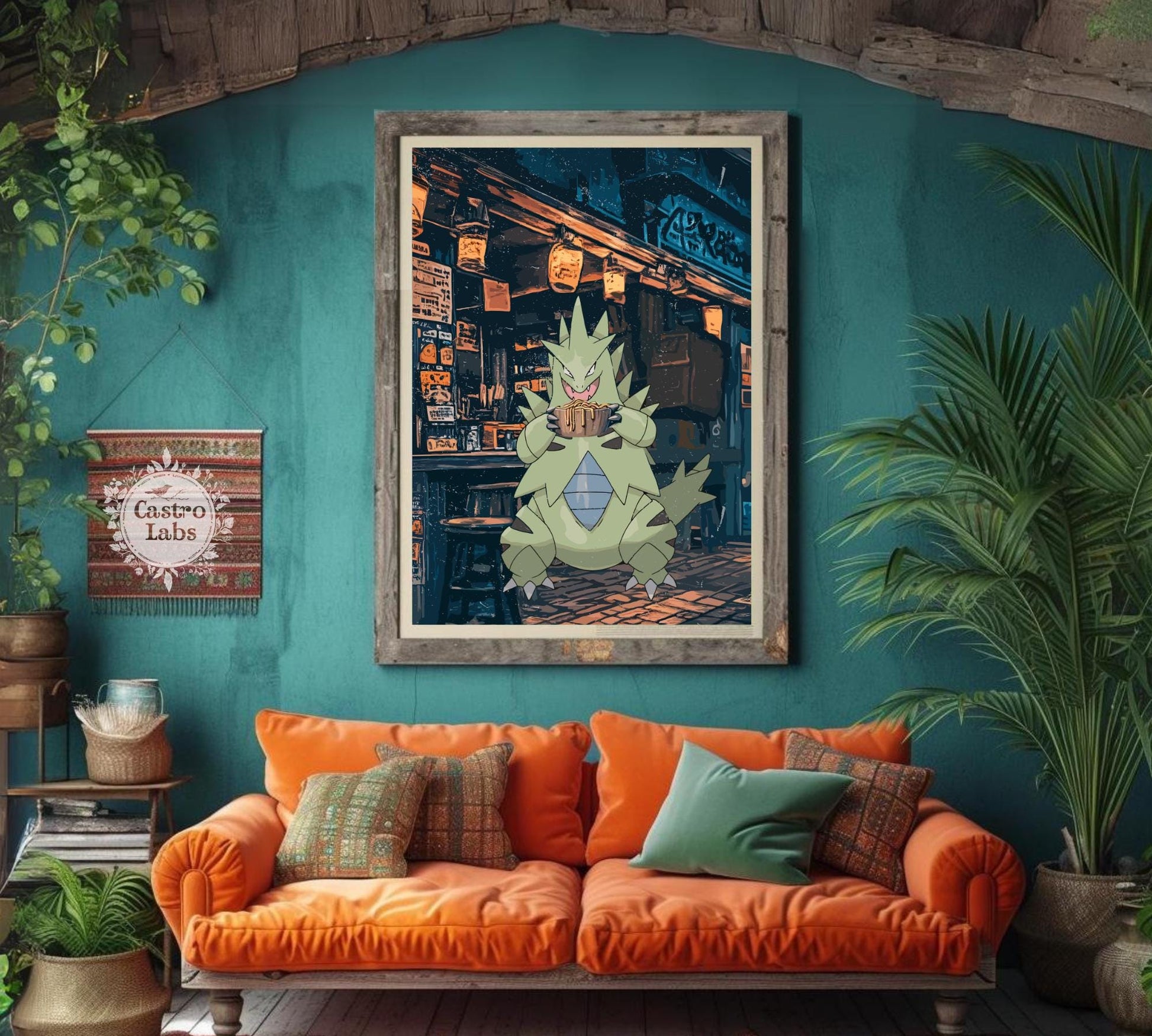 Tyranitar Ramen Series Poster