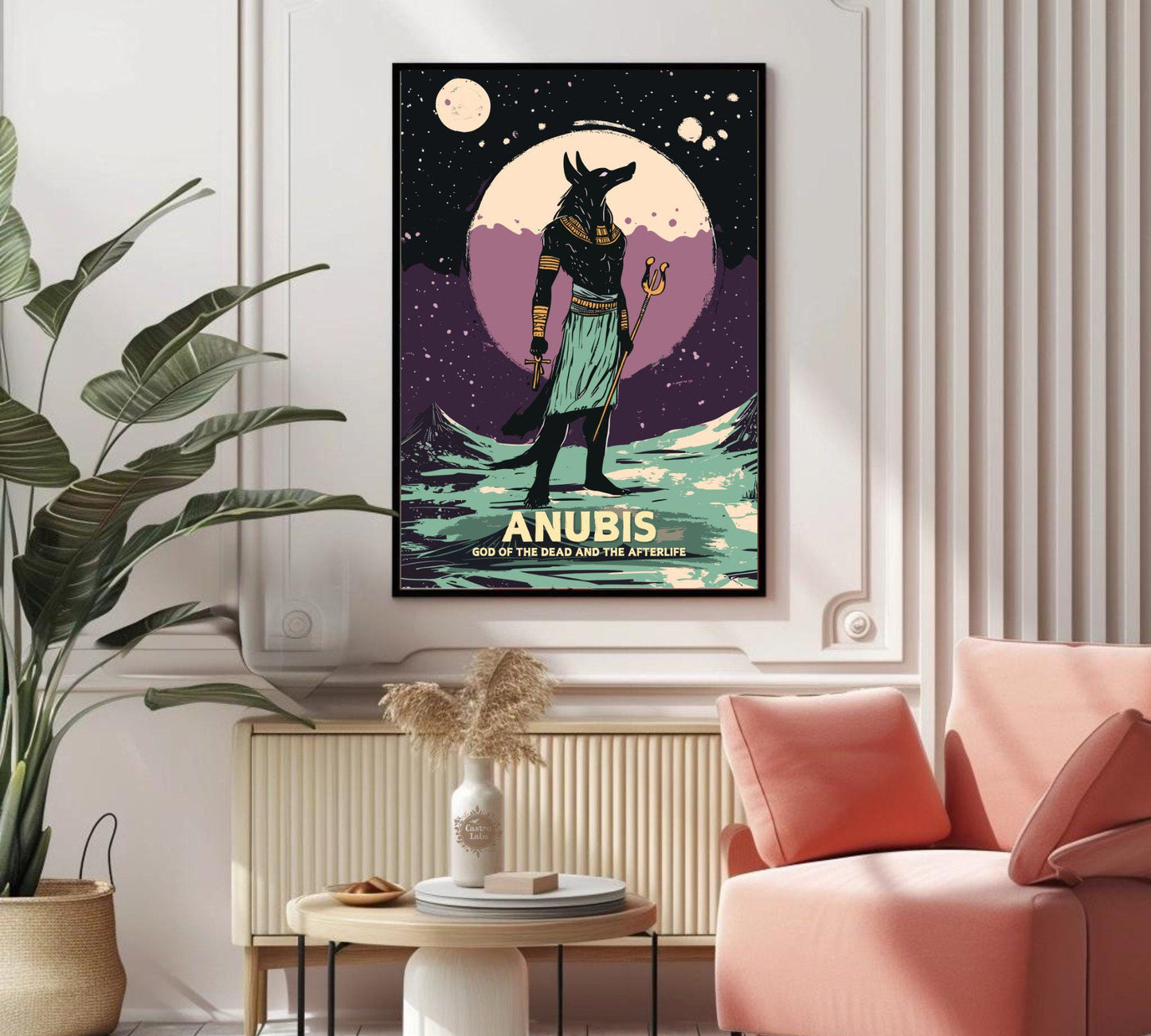 Anubis Poster, Egyptian God Anubis