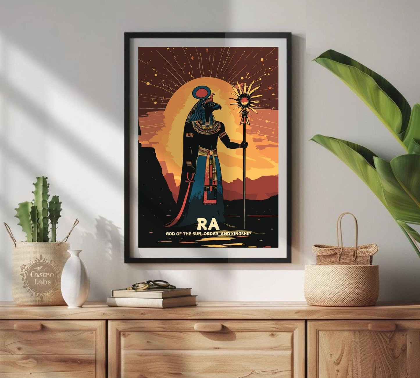 Ra Poster, Egyptian God Ra