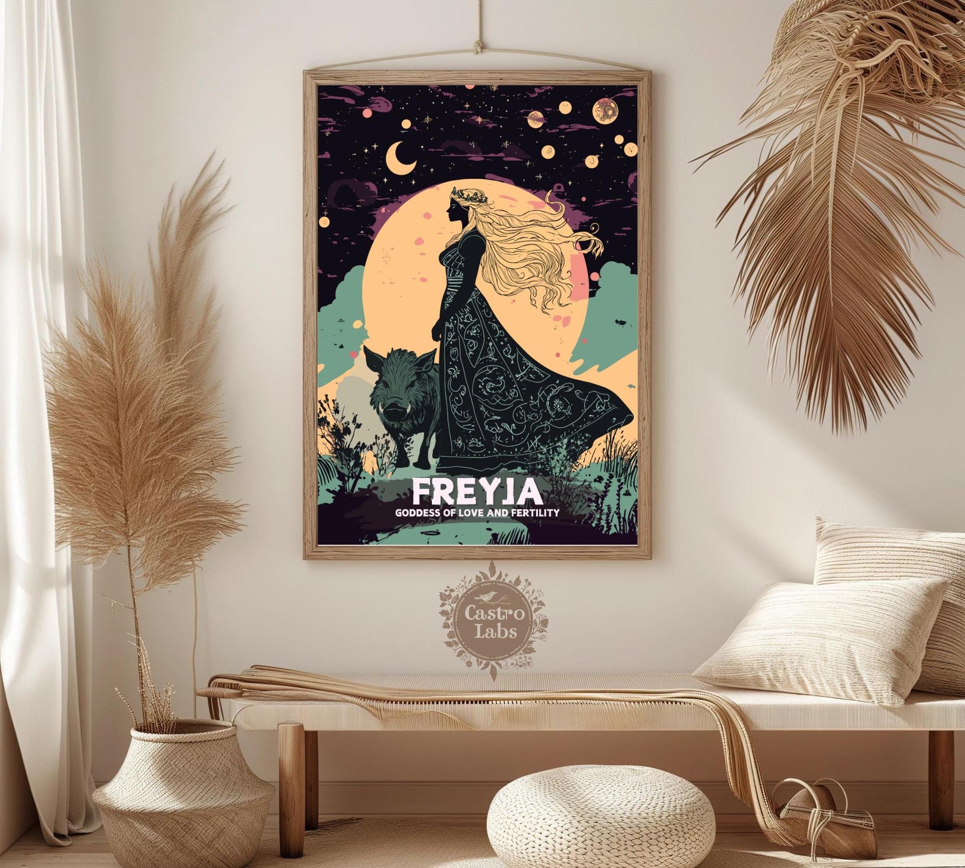 Freyja Goddess Poster