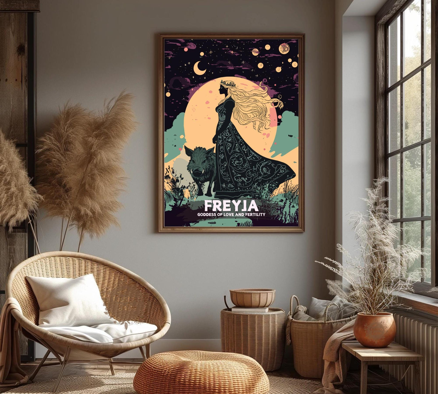 Freyja Goddess Poster