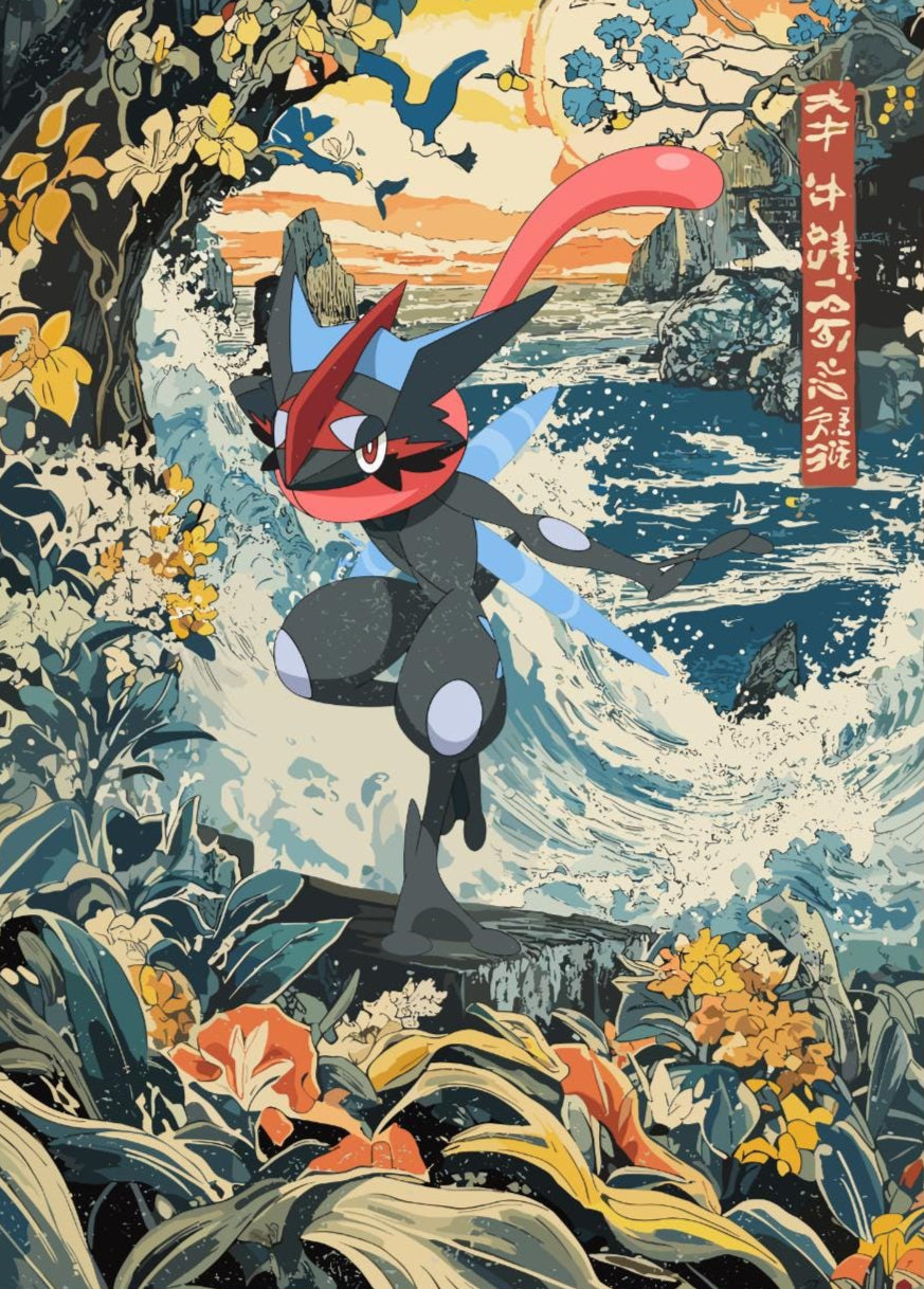 Shiny Greninja Poster