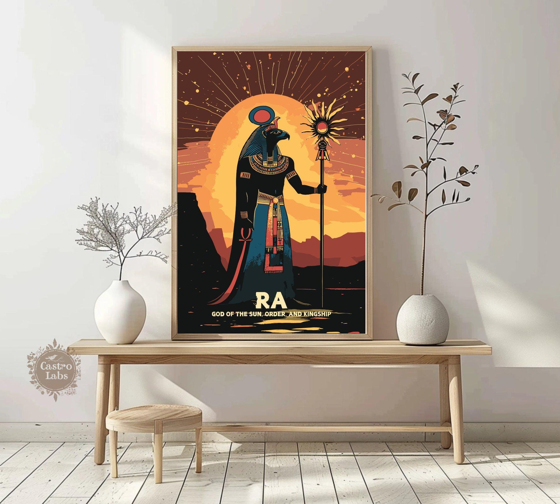 Ra Poster, Egyptian God Ra