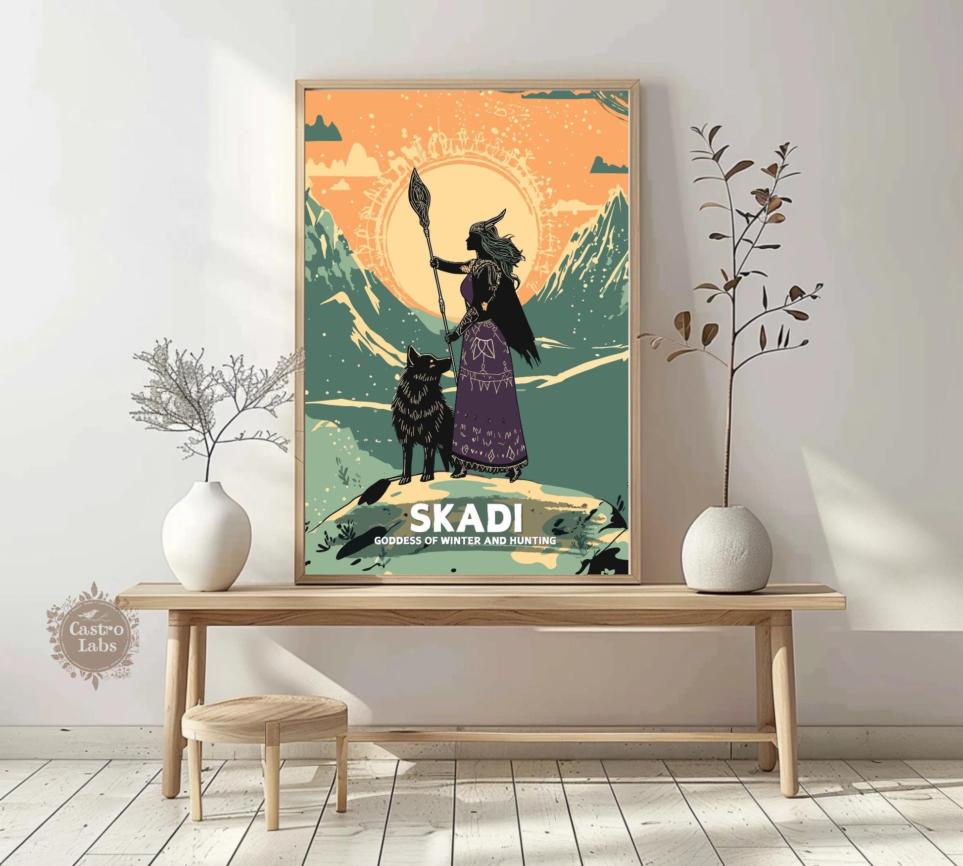 Skadi Goddess Poster