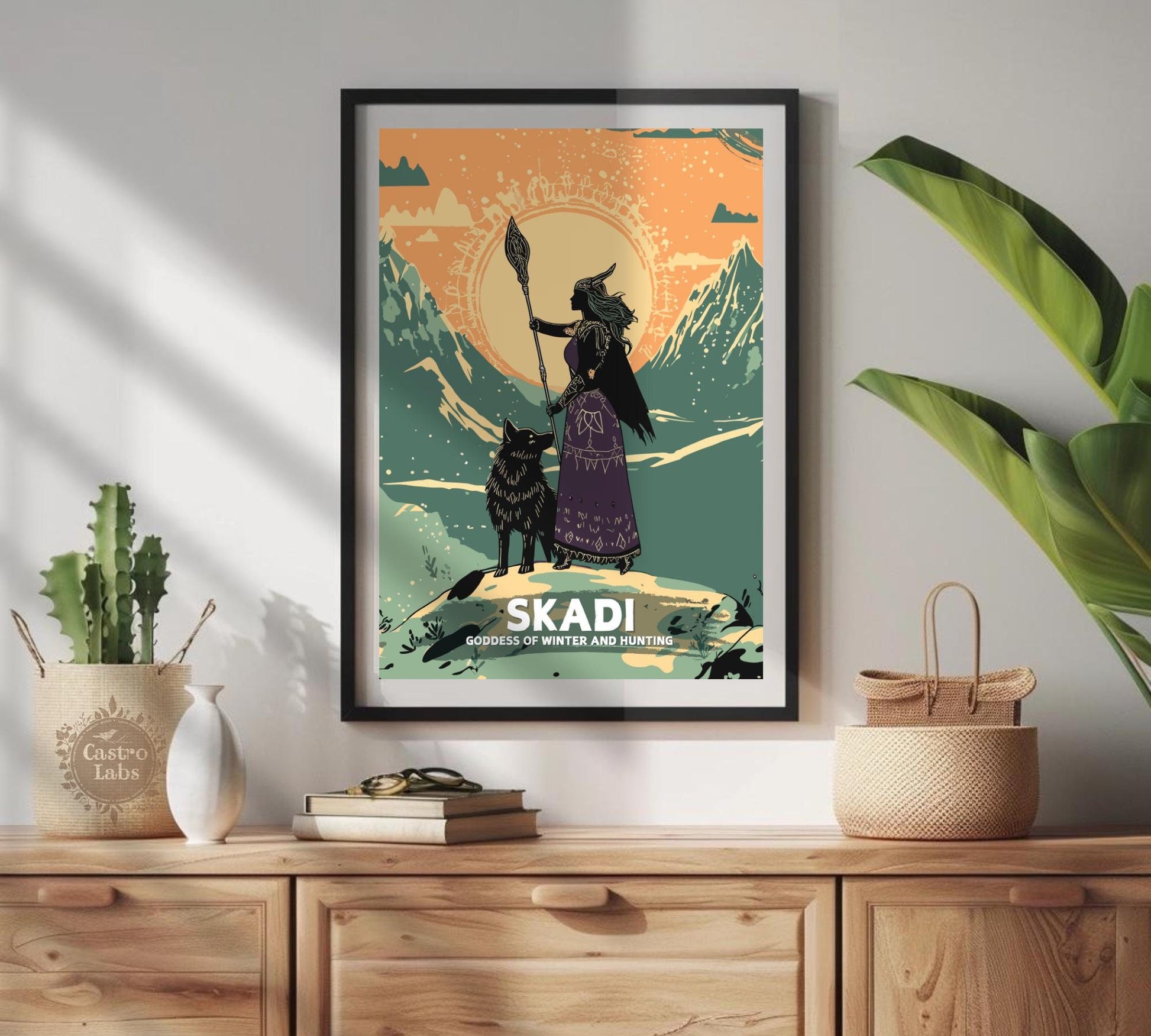 Skadi Goddess Poster