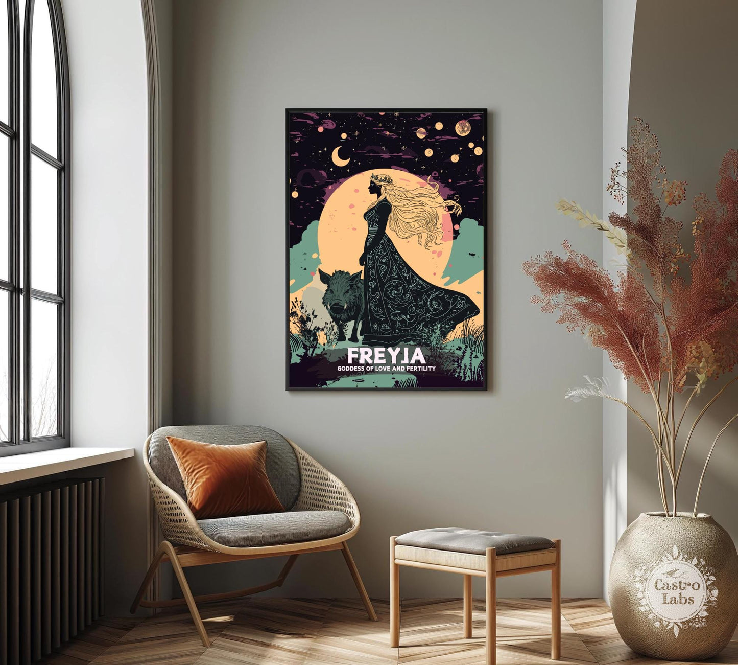 Freyja Goddess Poster