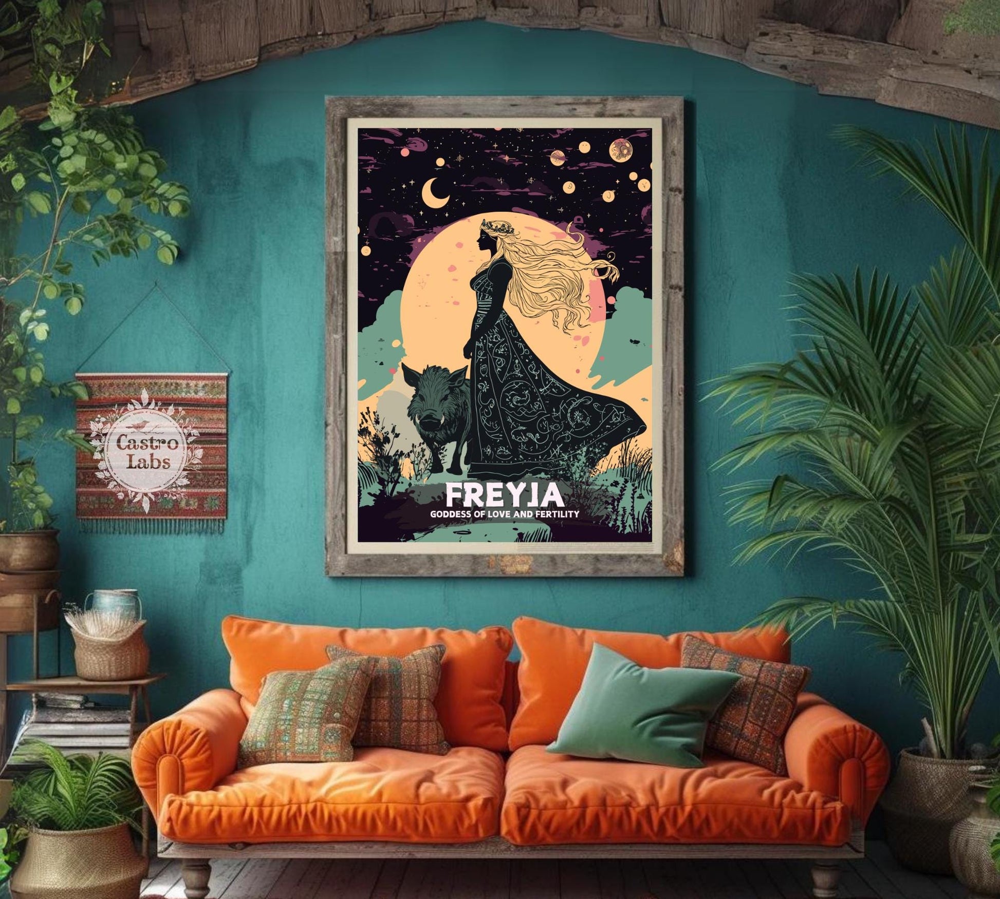 Freyja Goddess Poster