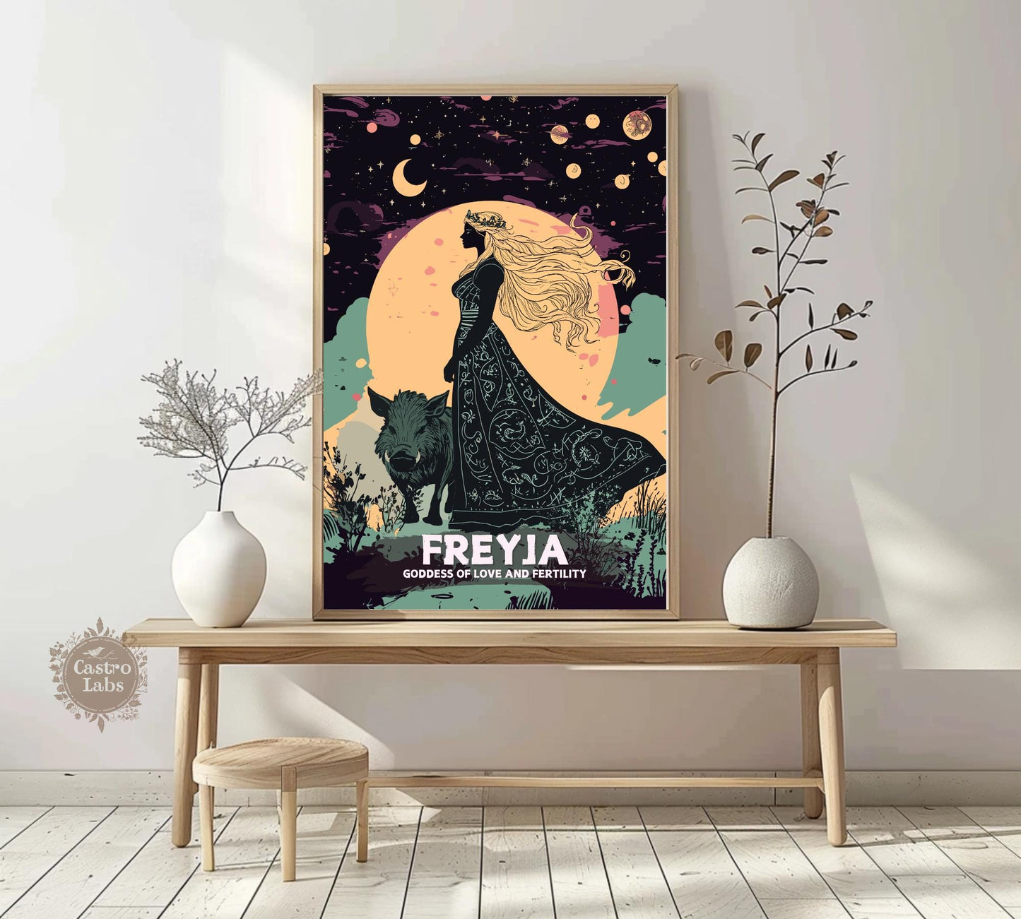 Freyja Goddess Poster